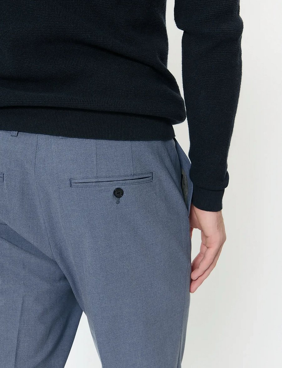 Matinique - MAliam Pant - casual bukser - blue horizon melange - 4