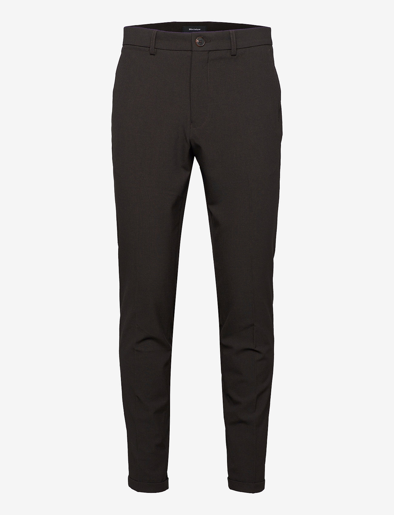 Matinique - MAliam Pant - chino püksid - dark brown - 0