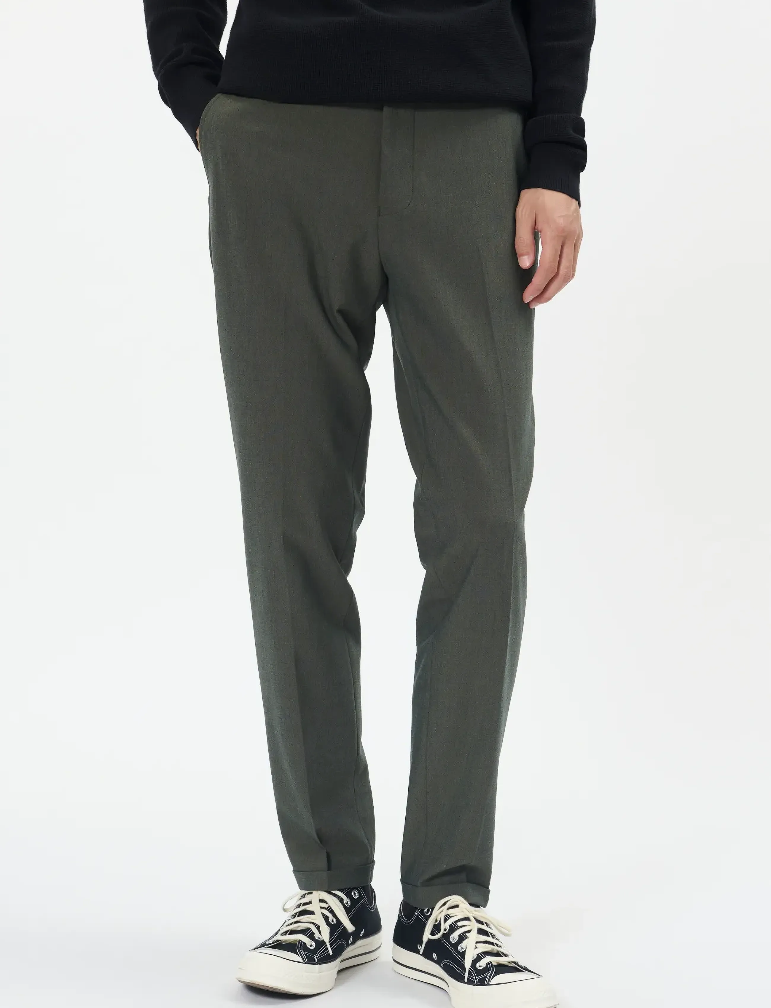 Matinique MAliam Pant - Formelle Hosen - DEEP FOREST MELANGE / khaki/green