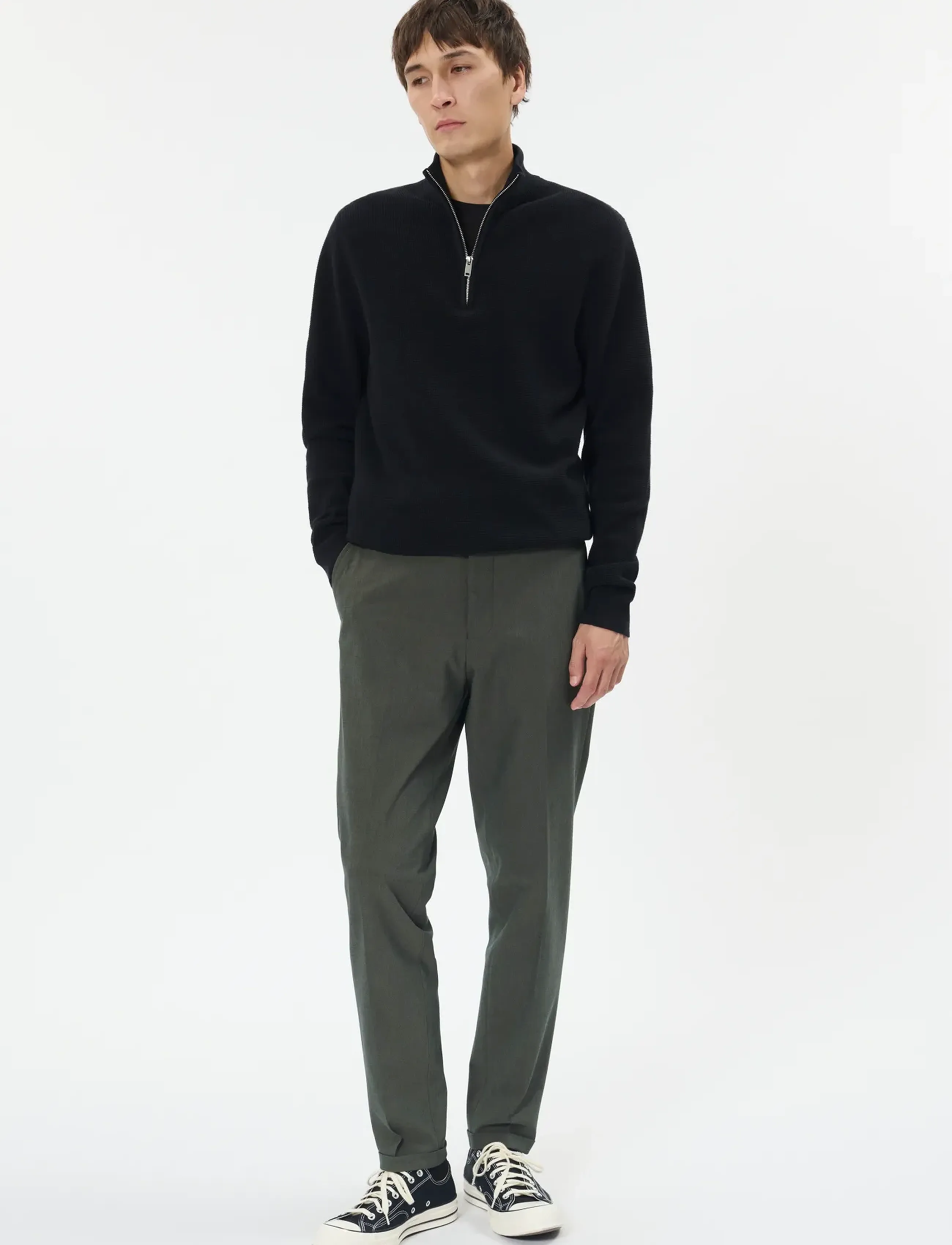 Matinique - MAliam Pant - chinos - deep forest melange - 2