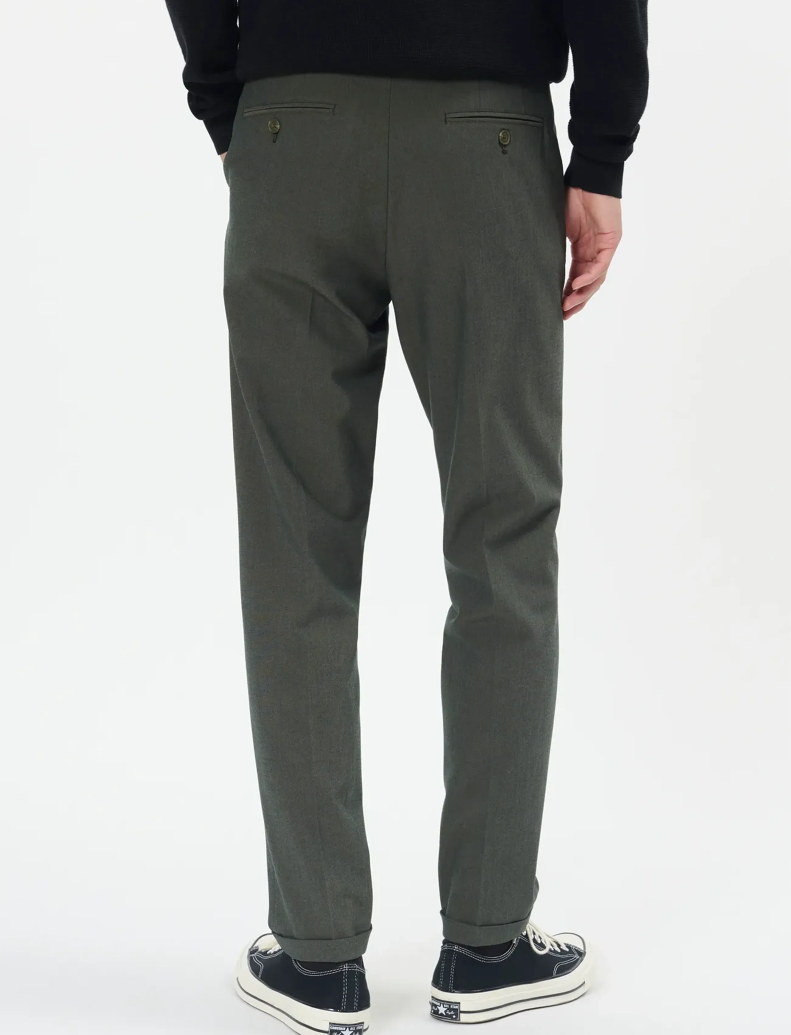 Matinique - MAliam Pant - casual byxor - deep forest melange - 3