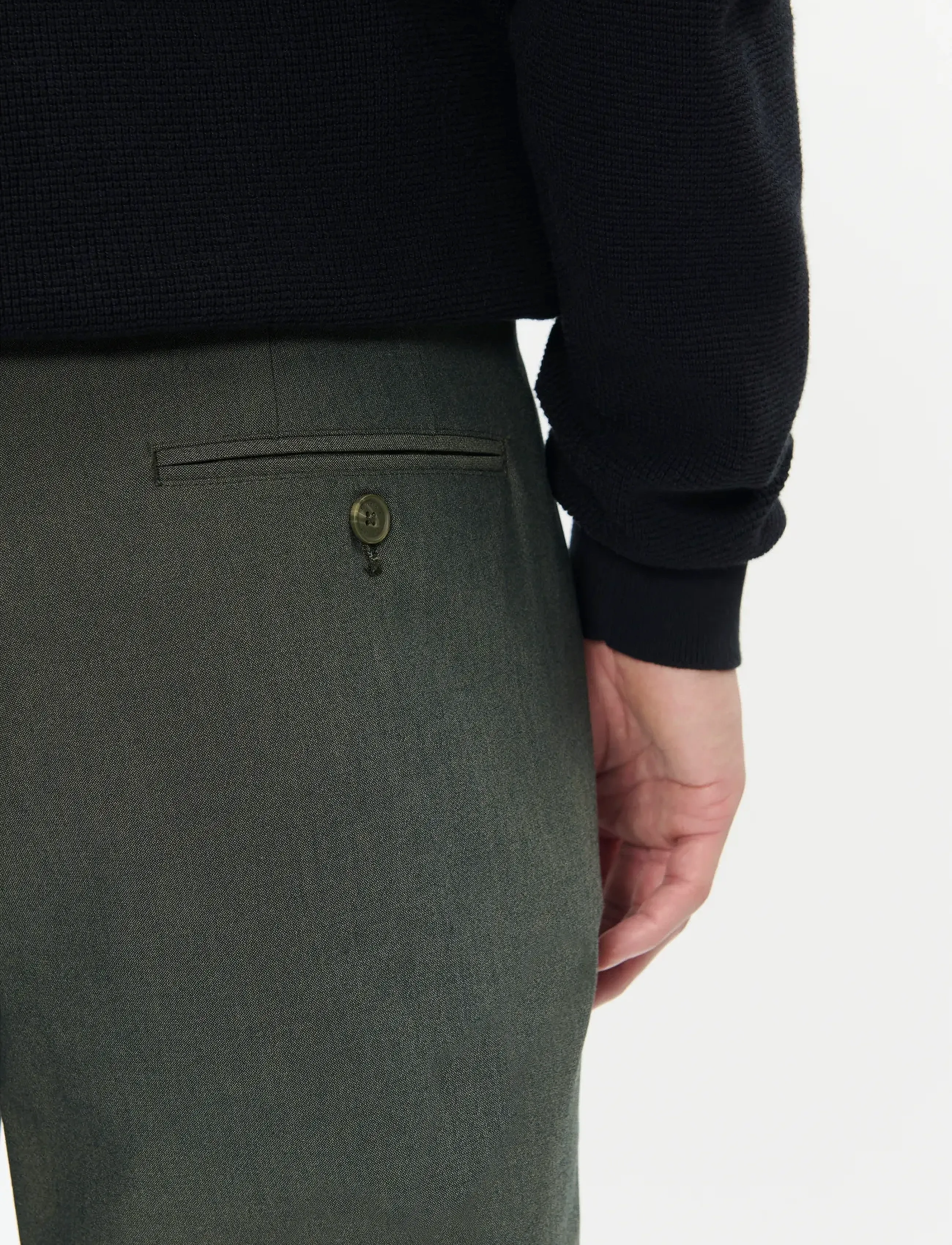 Matinique - MAliam Pant - chinos - deep forest melange - 4
