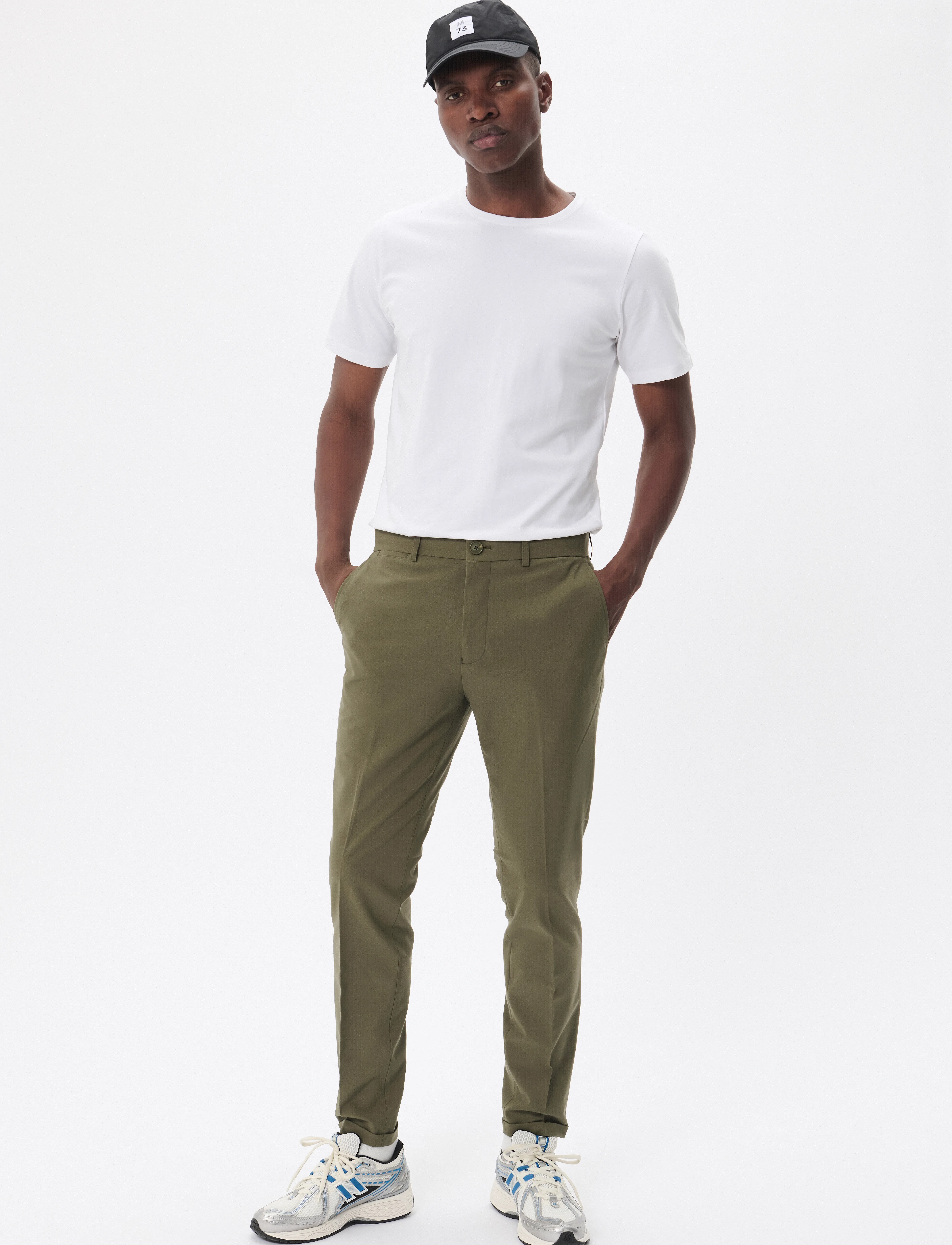 Matinique - MAliam Pant - casual byxor - dusty olive melange - 3