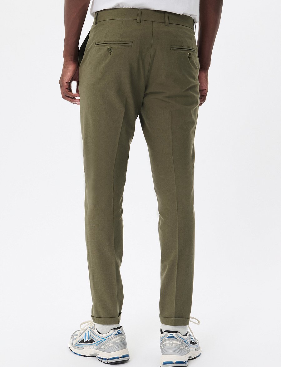 Matinique - MAliam Pant - freizeithosen - dusty olive melange - 4