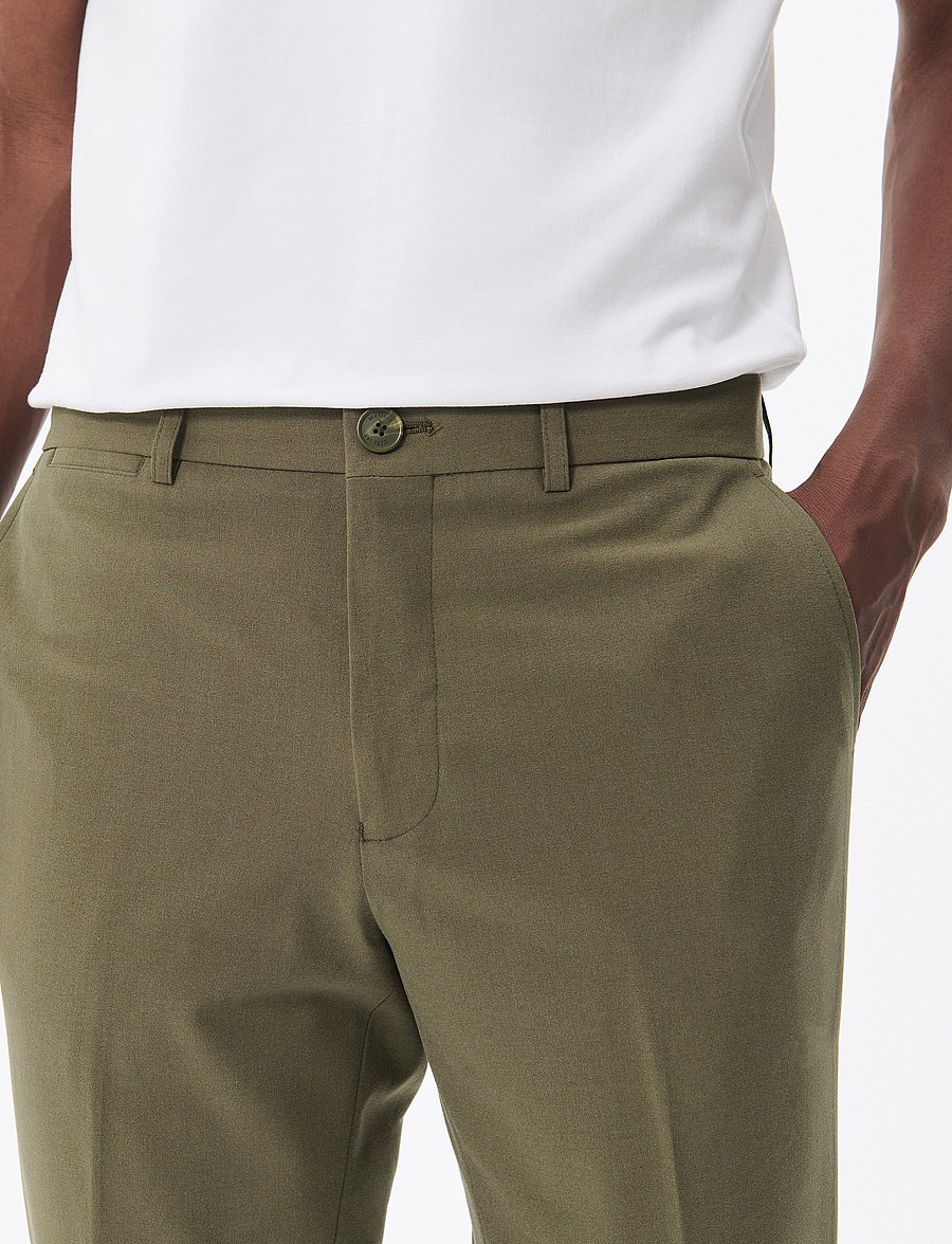 Matinique - MAliam Pant - freizeithosen - dusty olive melange - 5