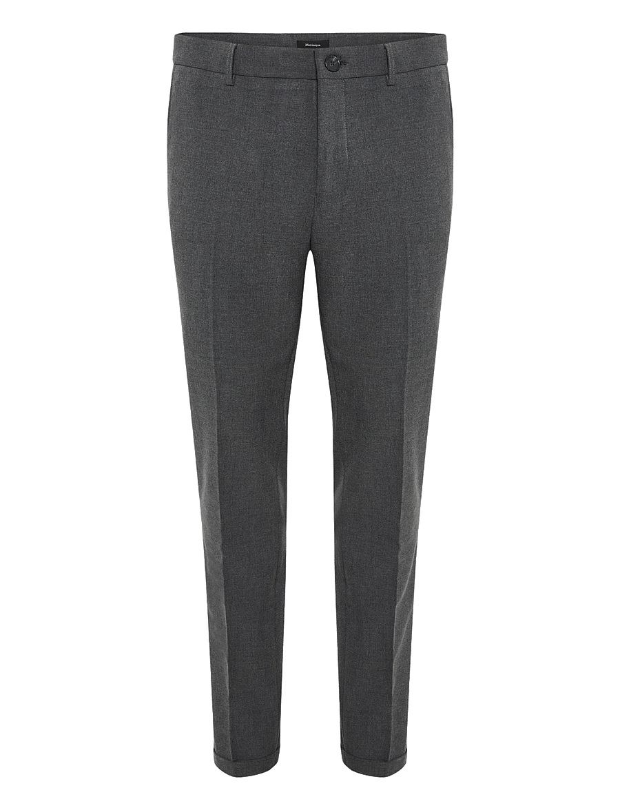 Matinique - MAliam Pant - vabaajapüksid - medium grey melange - 1