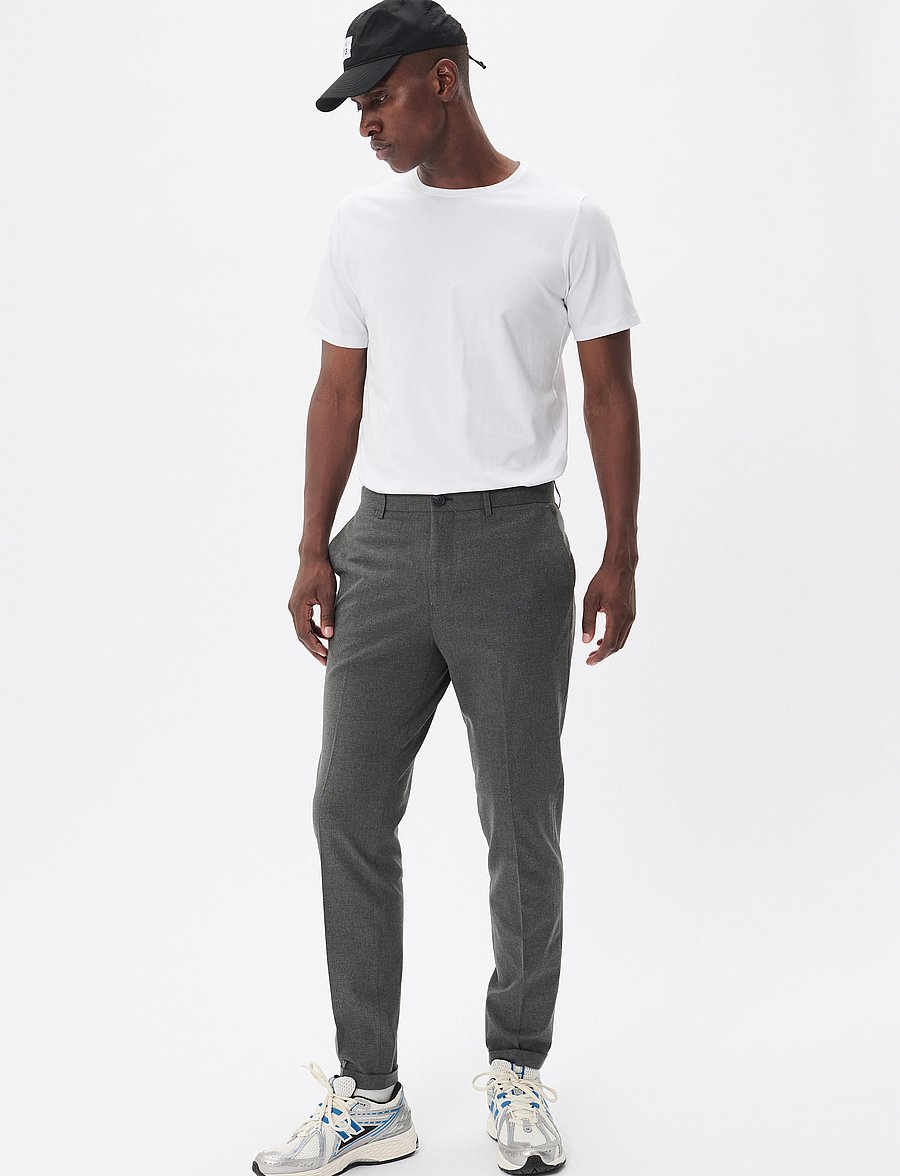 Matinique - MAliam Pant - vabaaja püksid - medium grey melange - 3
