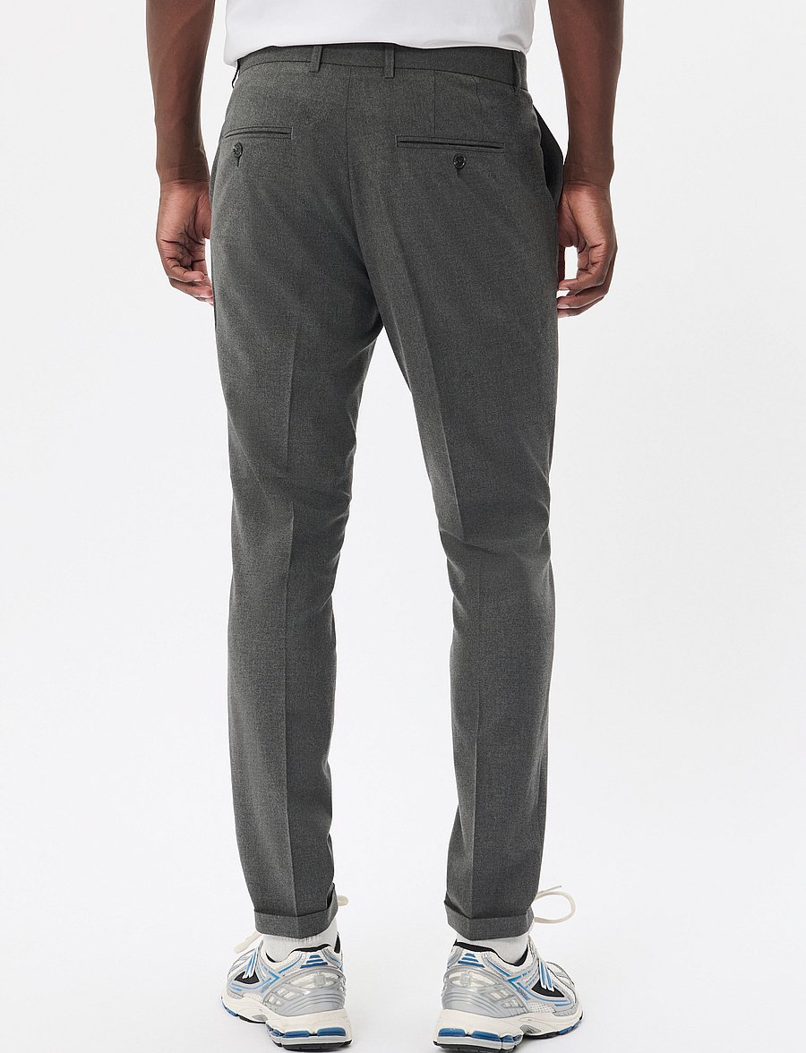 Matinique - MAliam Pant - vabaaja püksid - medium grey melange - 4