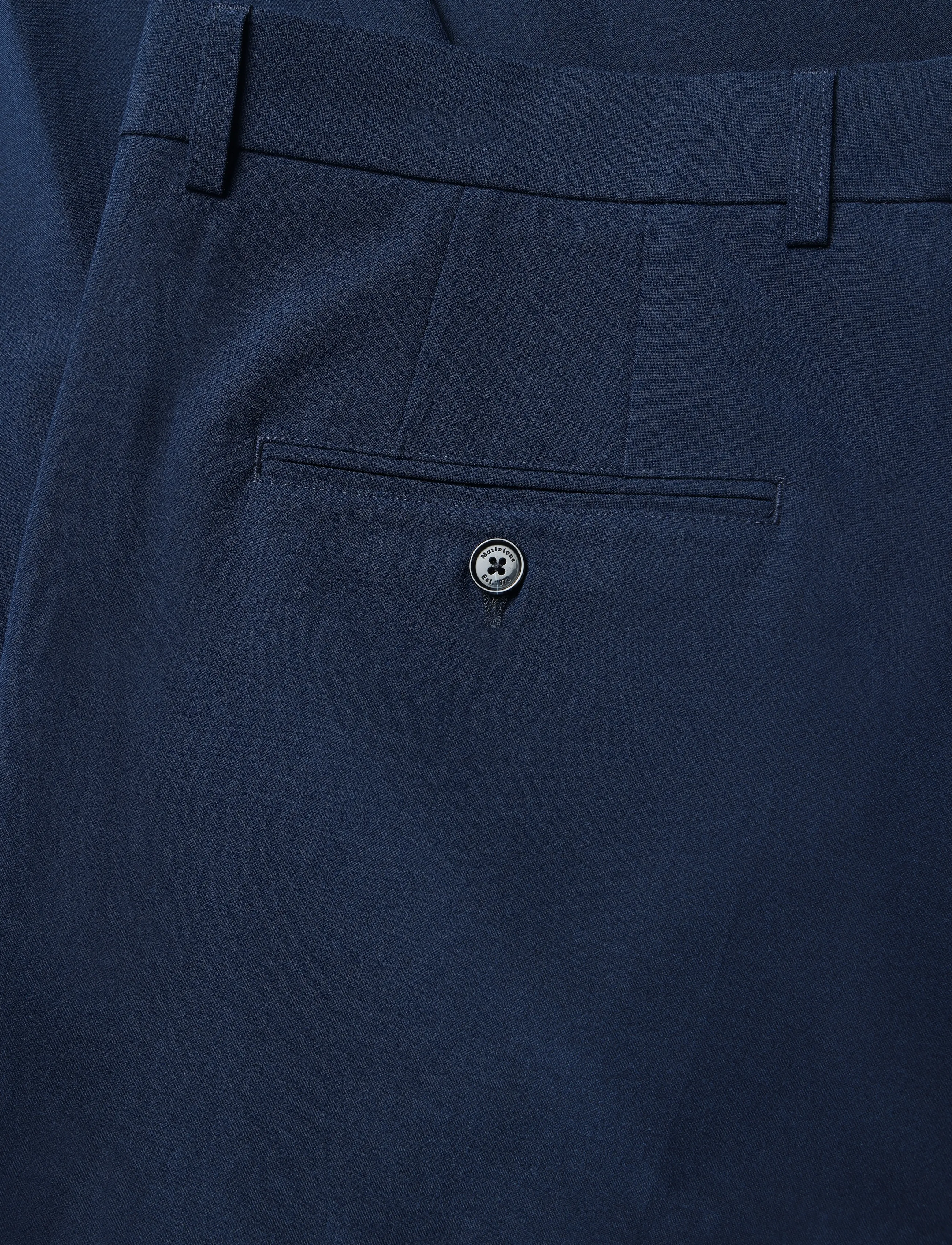 Matinique - MAliam Pant - casual bukser - pageant blue melange - 2