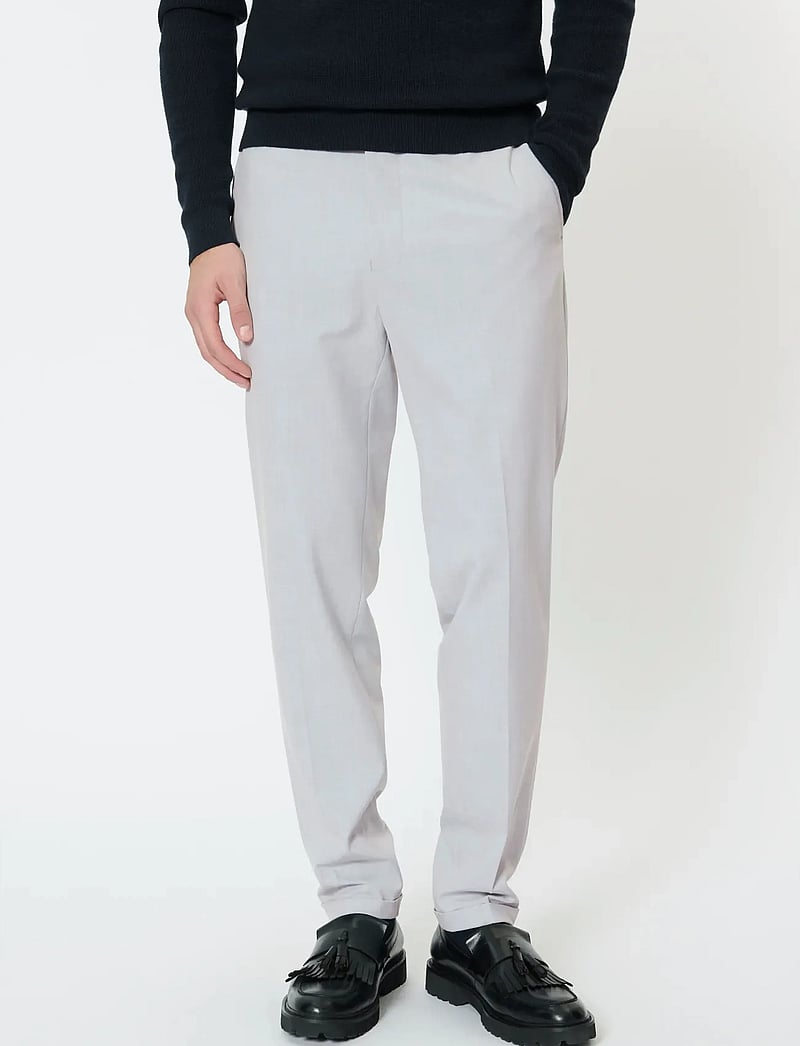 Matinique - MAliam Pant - Ülikonnapüksid - pearl blue melange - 2