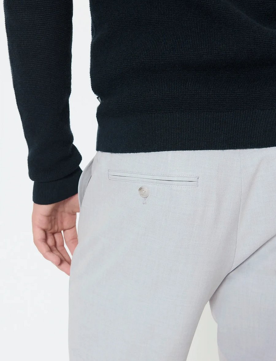 Matinique - MAliam Pant - casual bukser - pearl blue melange - 4
