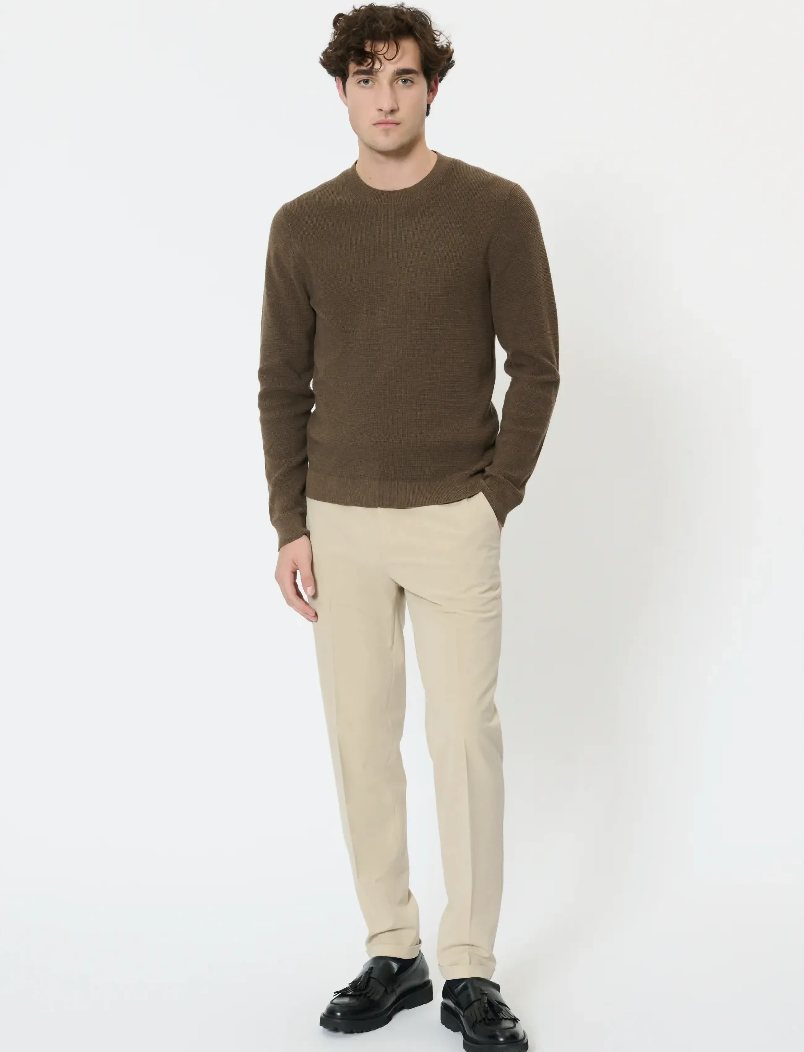 Matinique MAliam Pant - Rennot housut - SAFARI MELANGE / beige