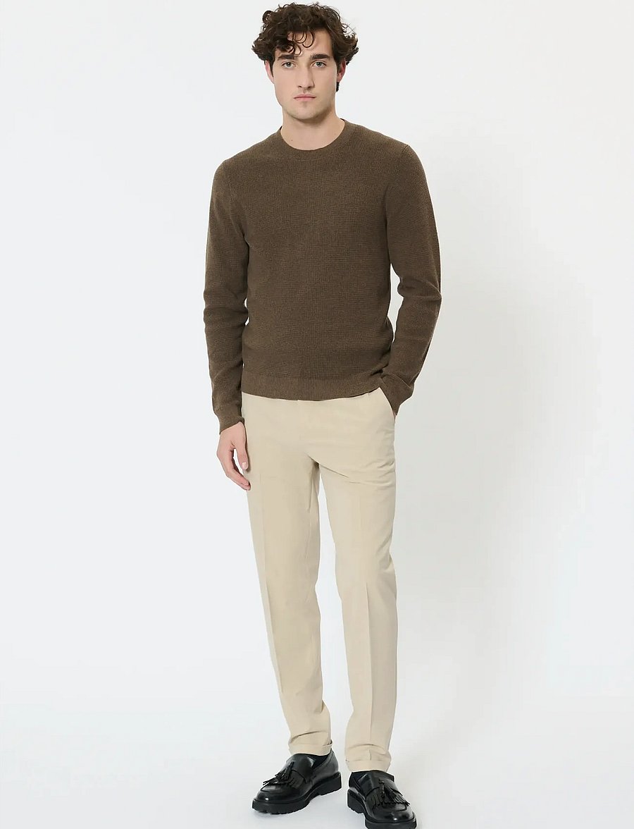 Matinique - MAliam Pant - casual byxor - safari melange - 0