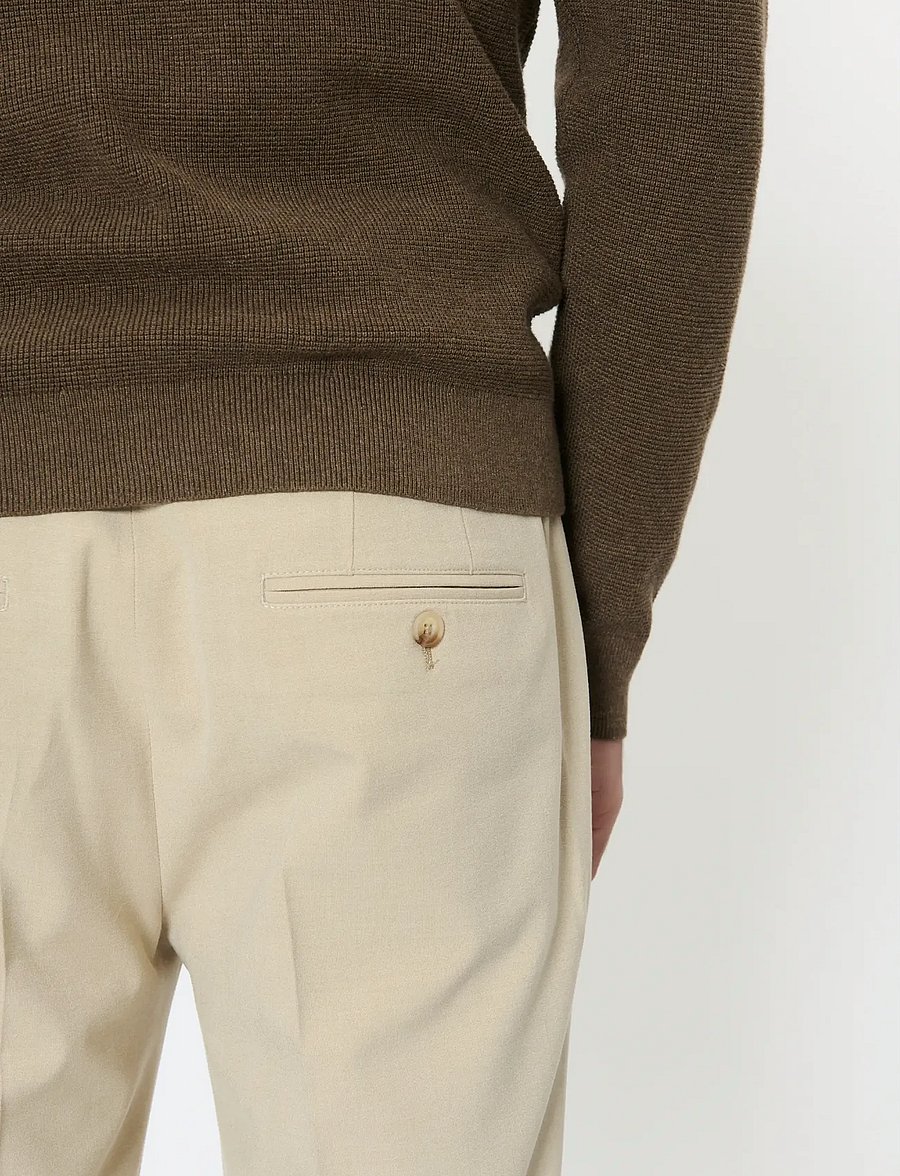 Matinique - MAliam Pant - casual byxor - safari melange - 4