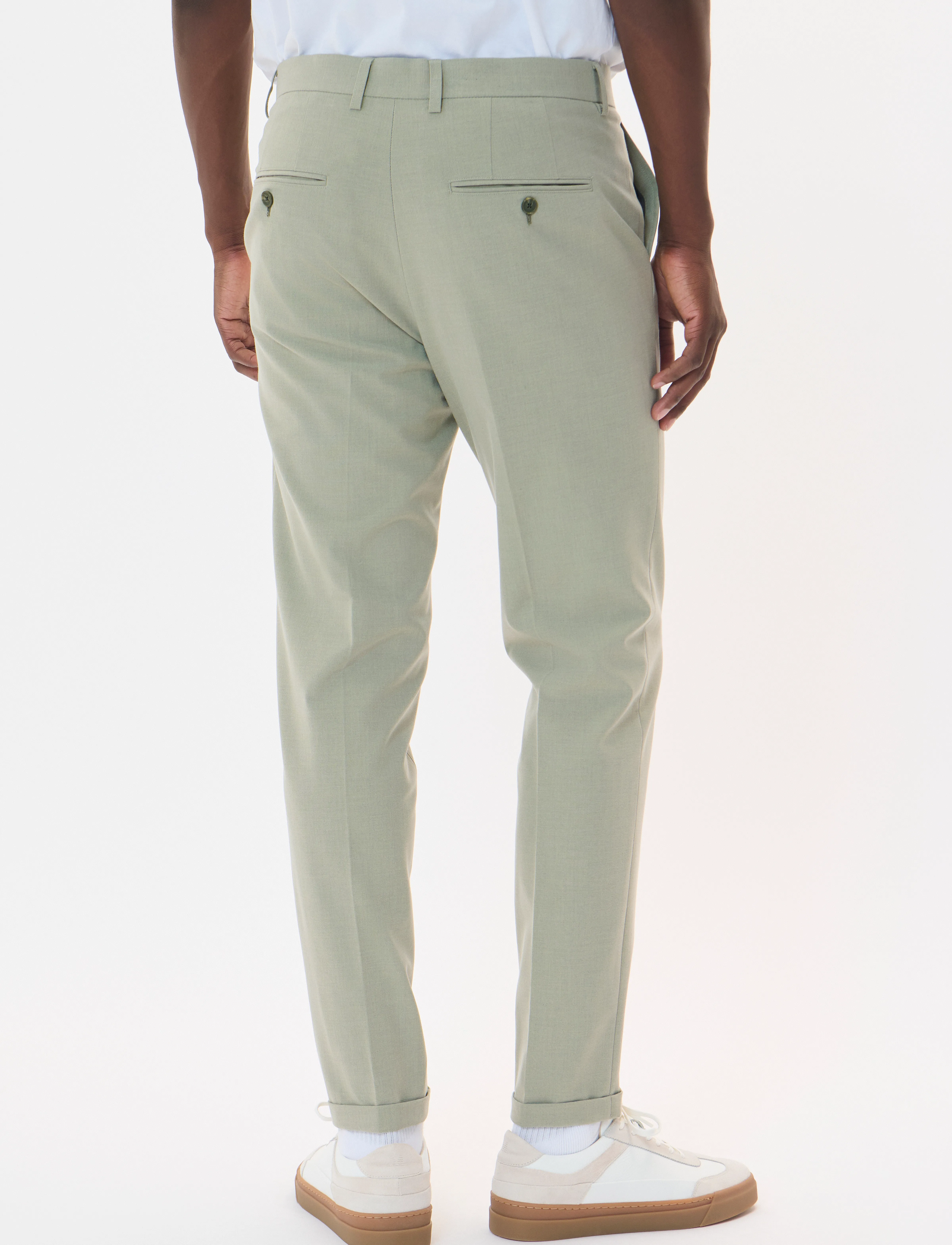 Matinique - MAliam Pant - chinos - seagrass melange - 3