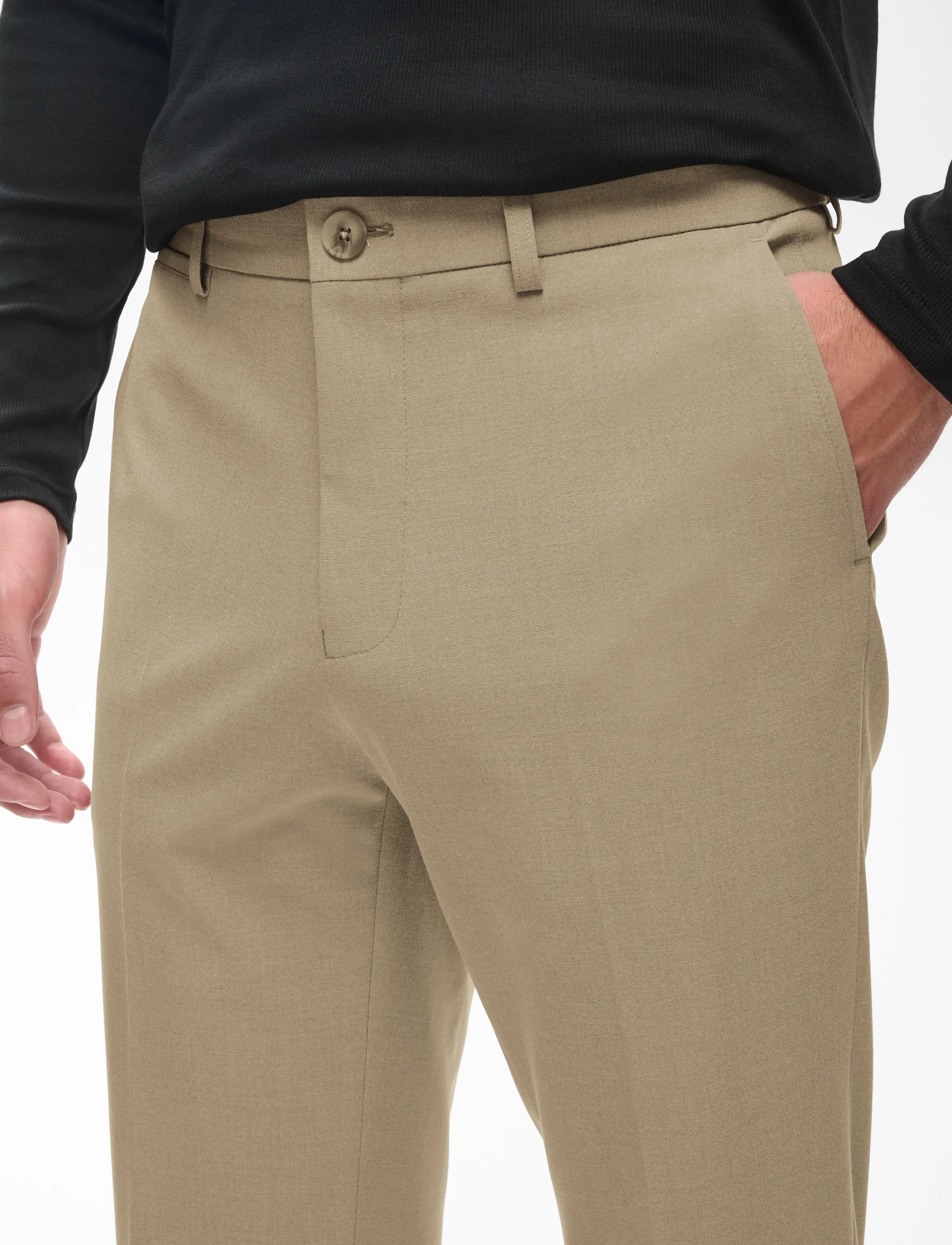 Matinique - MAliam Pant - casual bukser - silver sage melange - 4