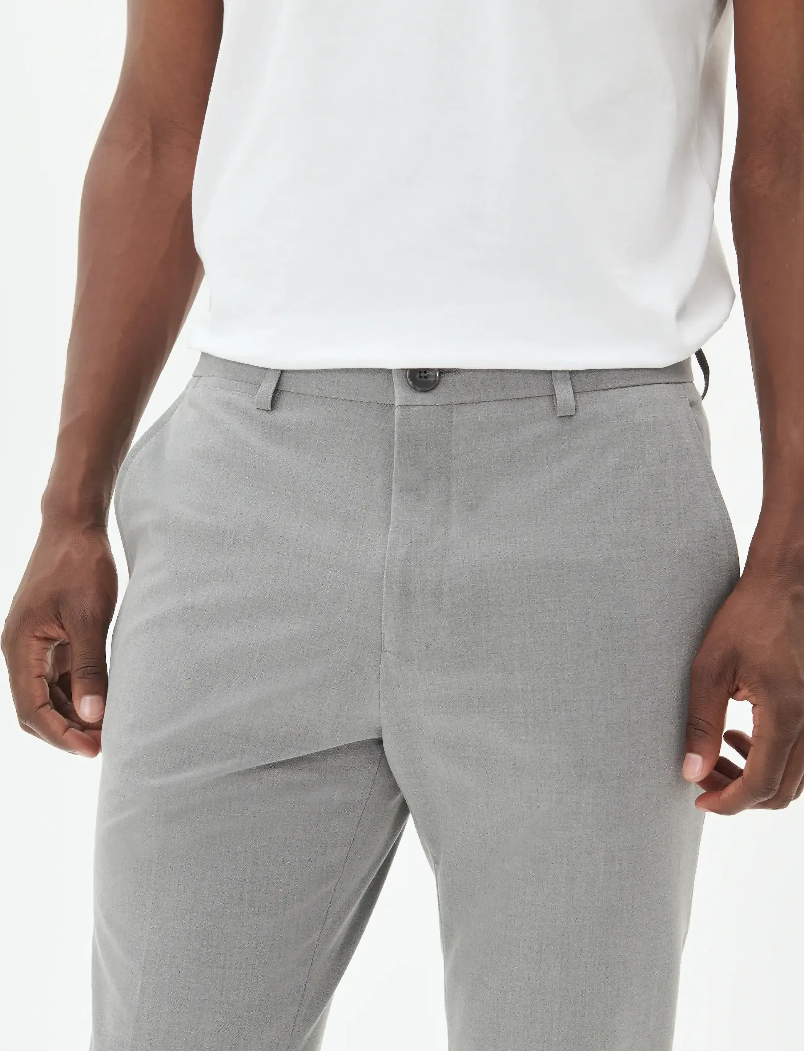 Matinique - MAliam Pant - casual byxor - smoked pearl - 5