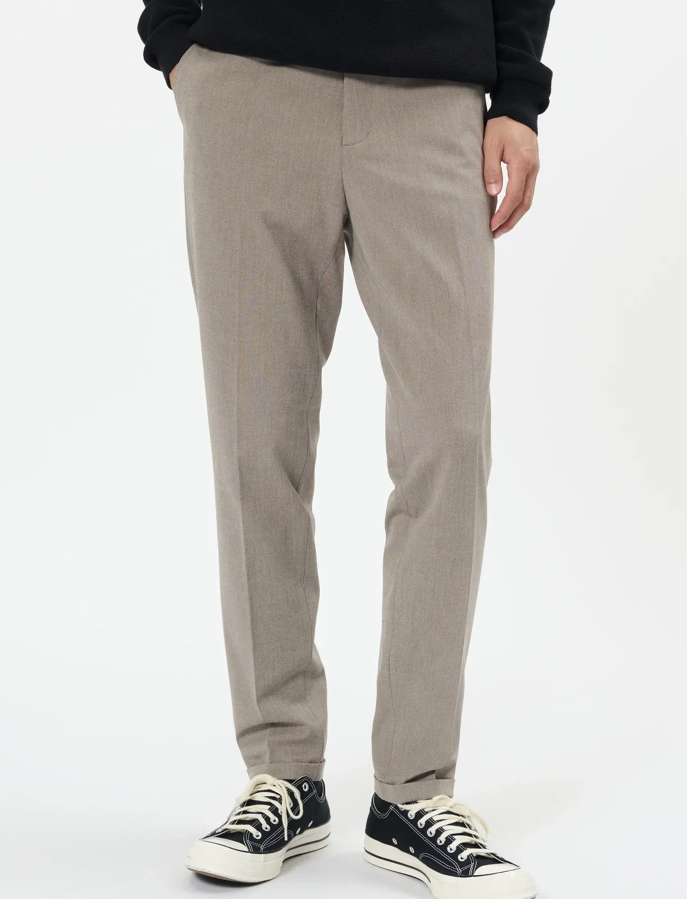 Matinique MAliam Pant - Rennot housut - WALNUT MELANGE / beige