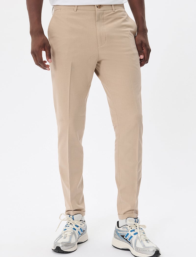 Matinique - MAliam Pant - kostymbyxor - winter twig melange - 0