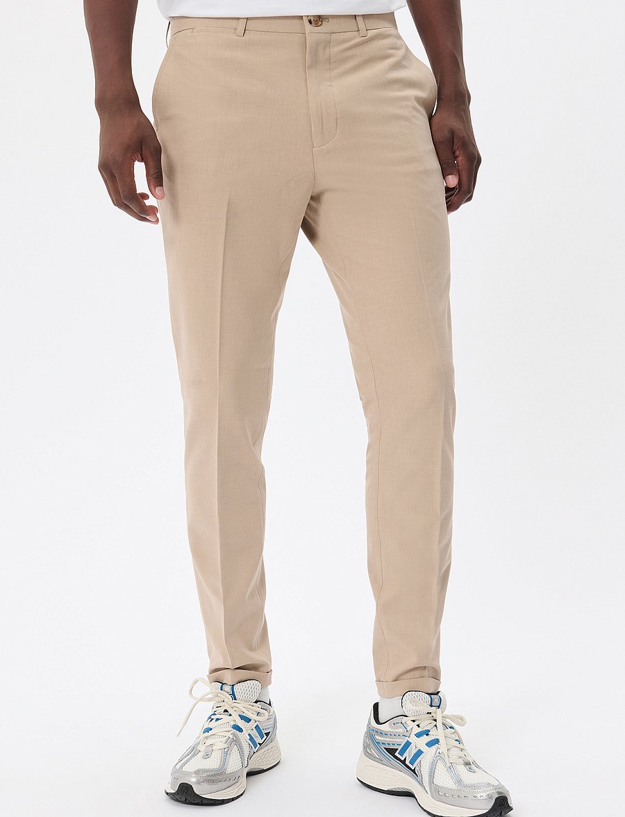 Matinique - MAliam Pant - casual byxor - winter twig melange - 0