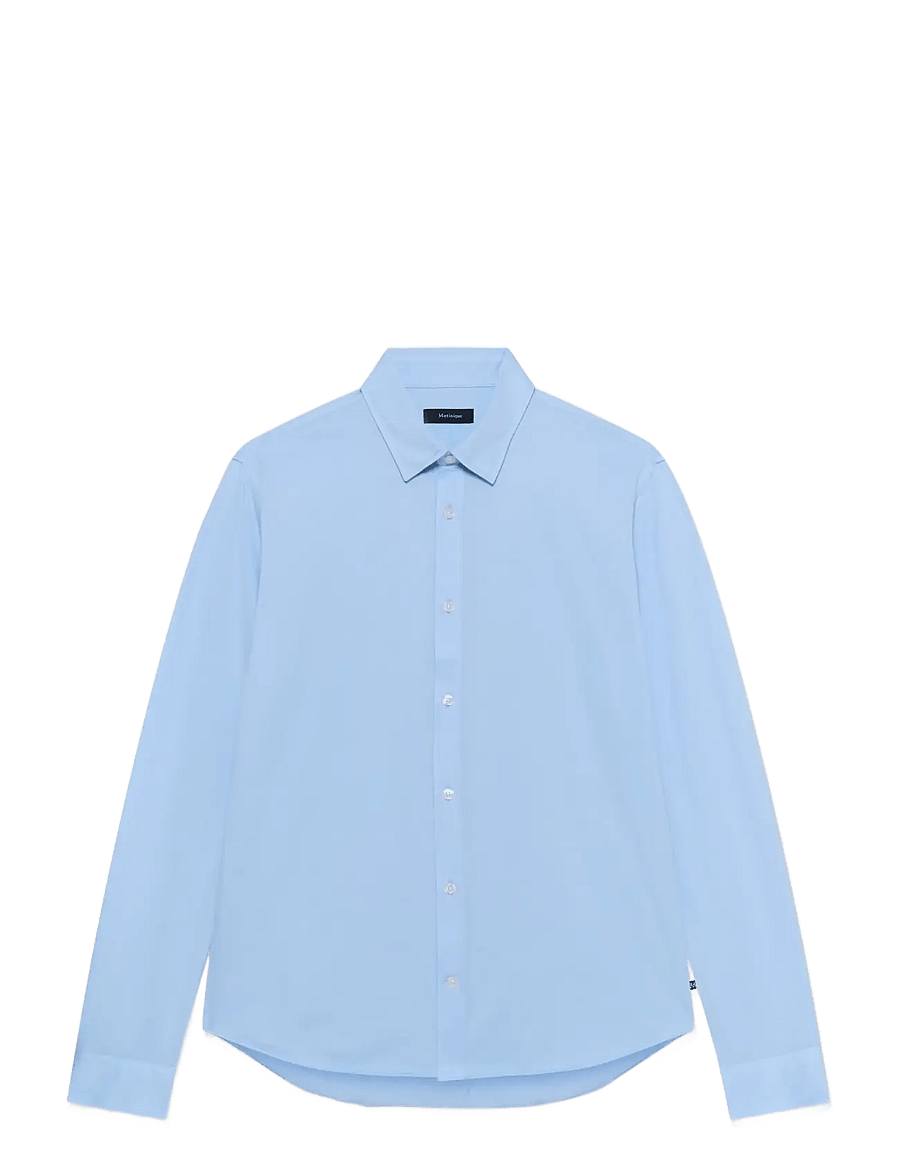 Matinique - MAtrostol BU - casual shirts - chambray blue - 1