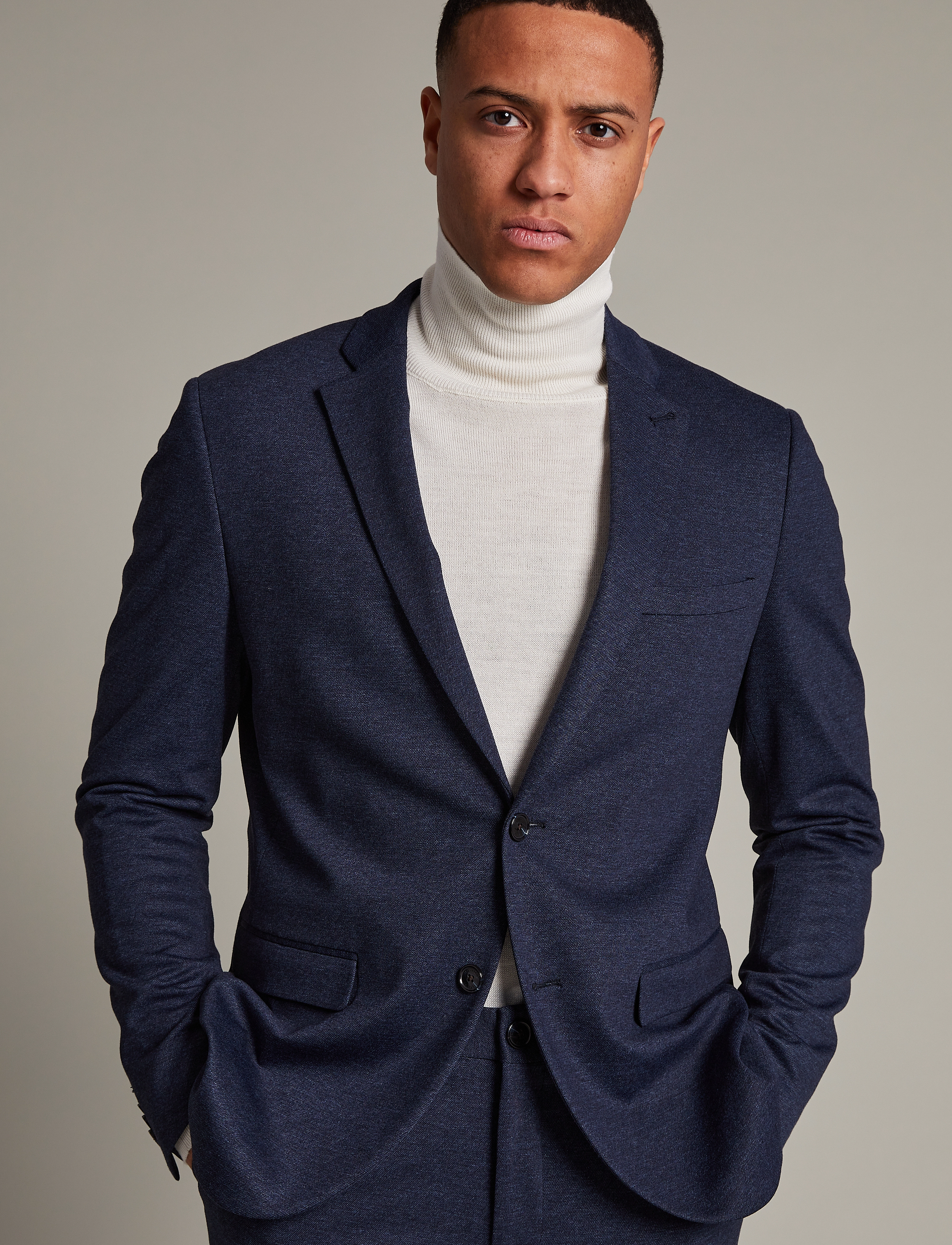 Matinique Mageorge Jersey, 60, Blazer, Blau - Single Breasted Männerswear