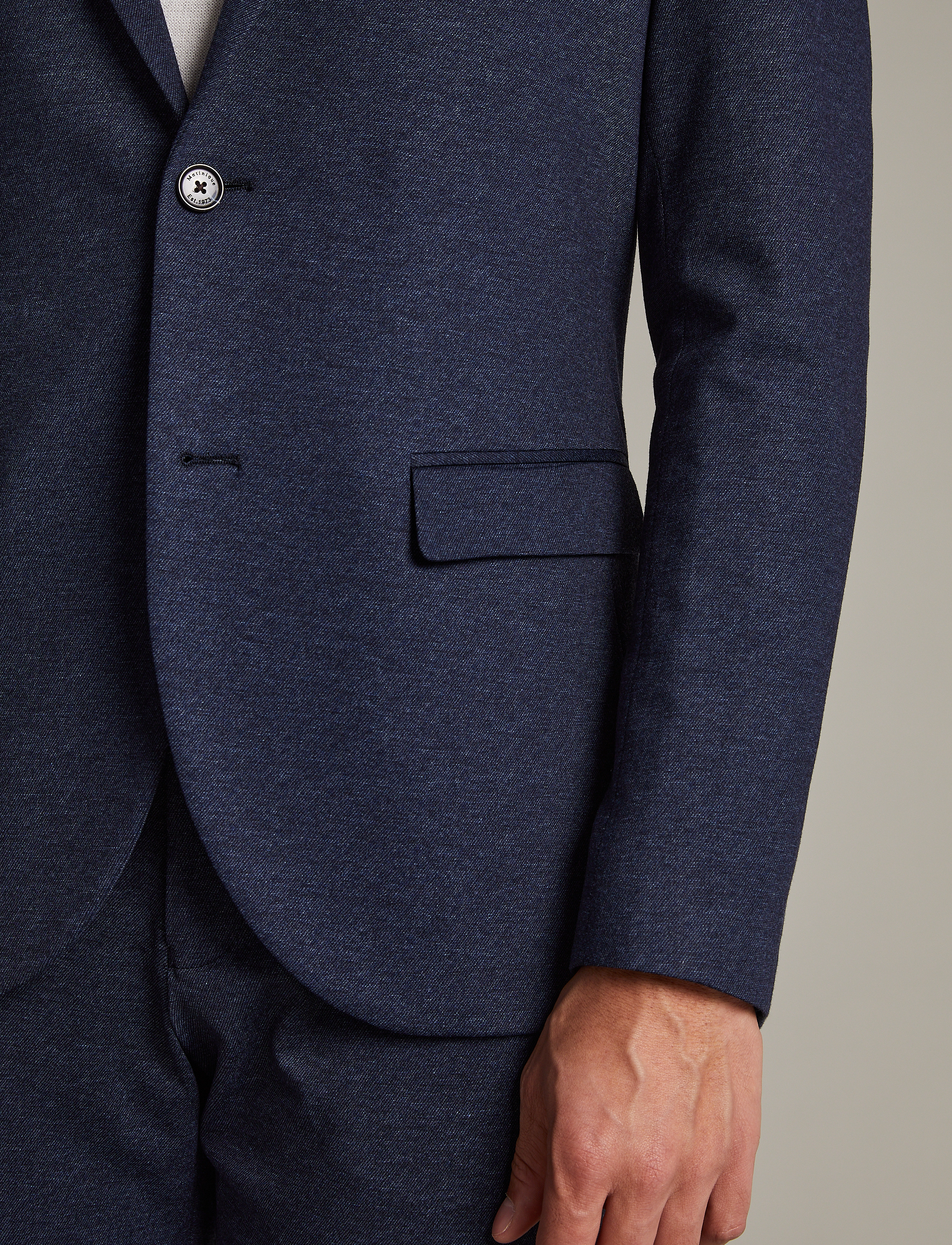 Matinique - MAgeorge Jersey - enkeltradede blazere - dark navy - 5