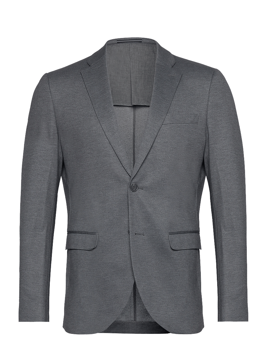 Matinique - MAgeorge Jersey - einhnepptir blazerar - medium grey melange - 0
