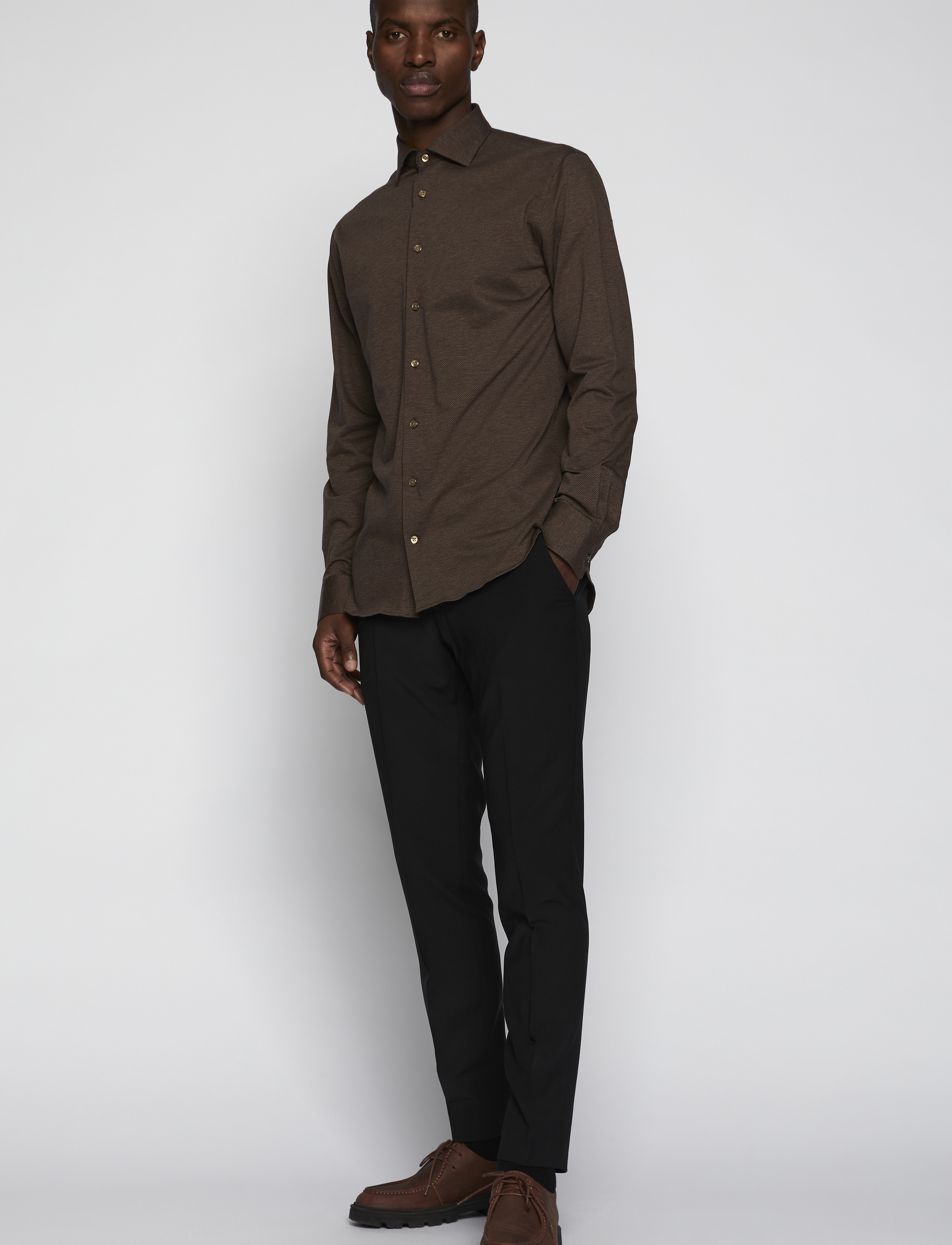 Matinique - MAmarc N - basic-hemden - dark brown - 3