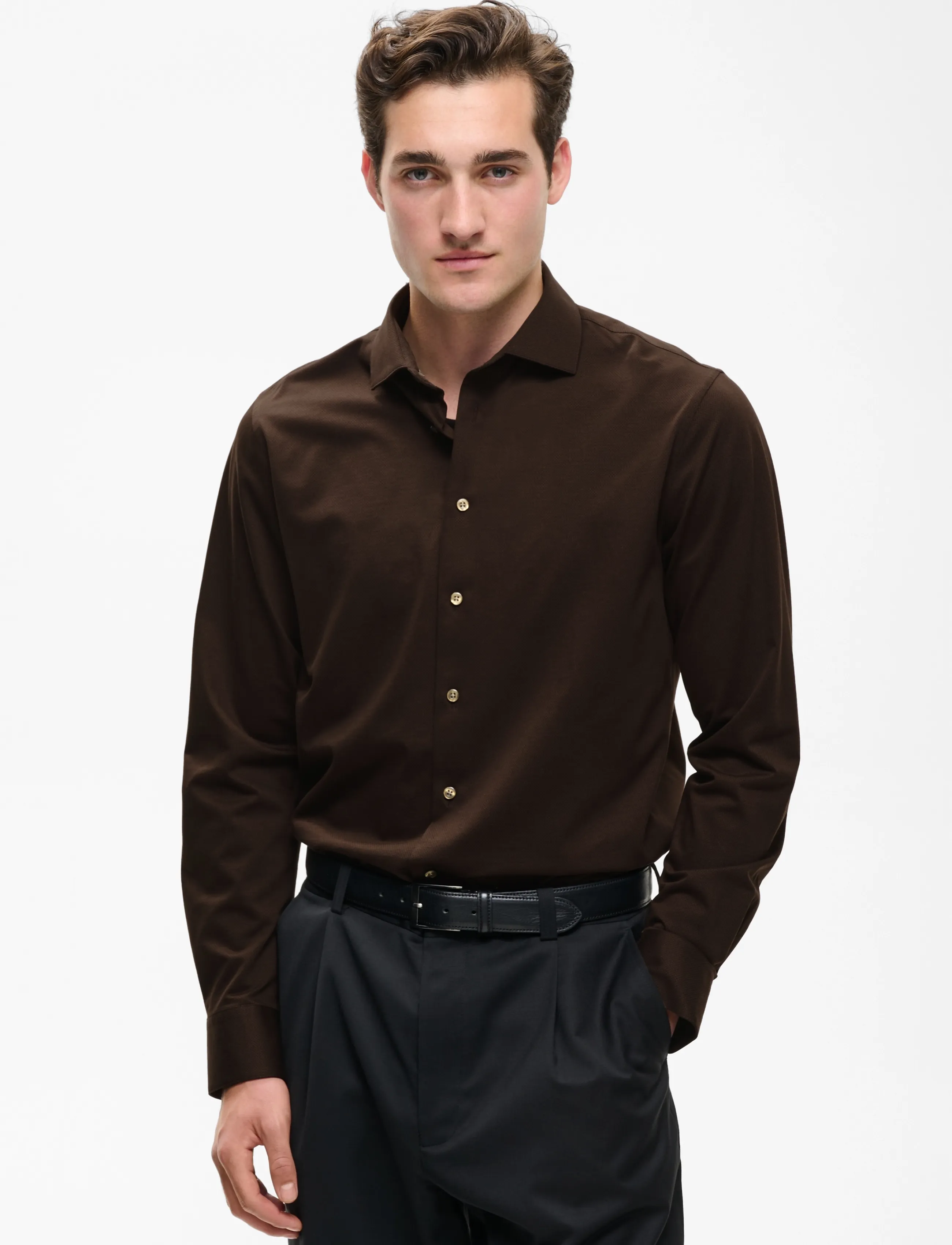 Matinique MAmarc N - Casual shirts - TURKISH COFFEE / brown