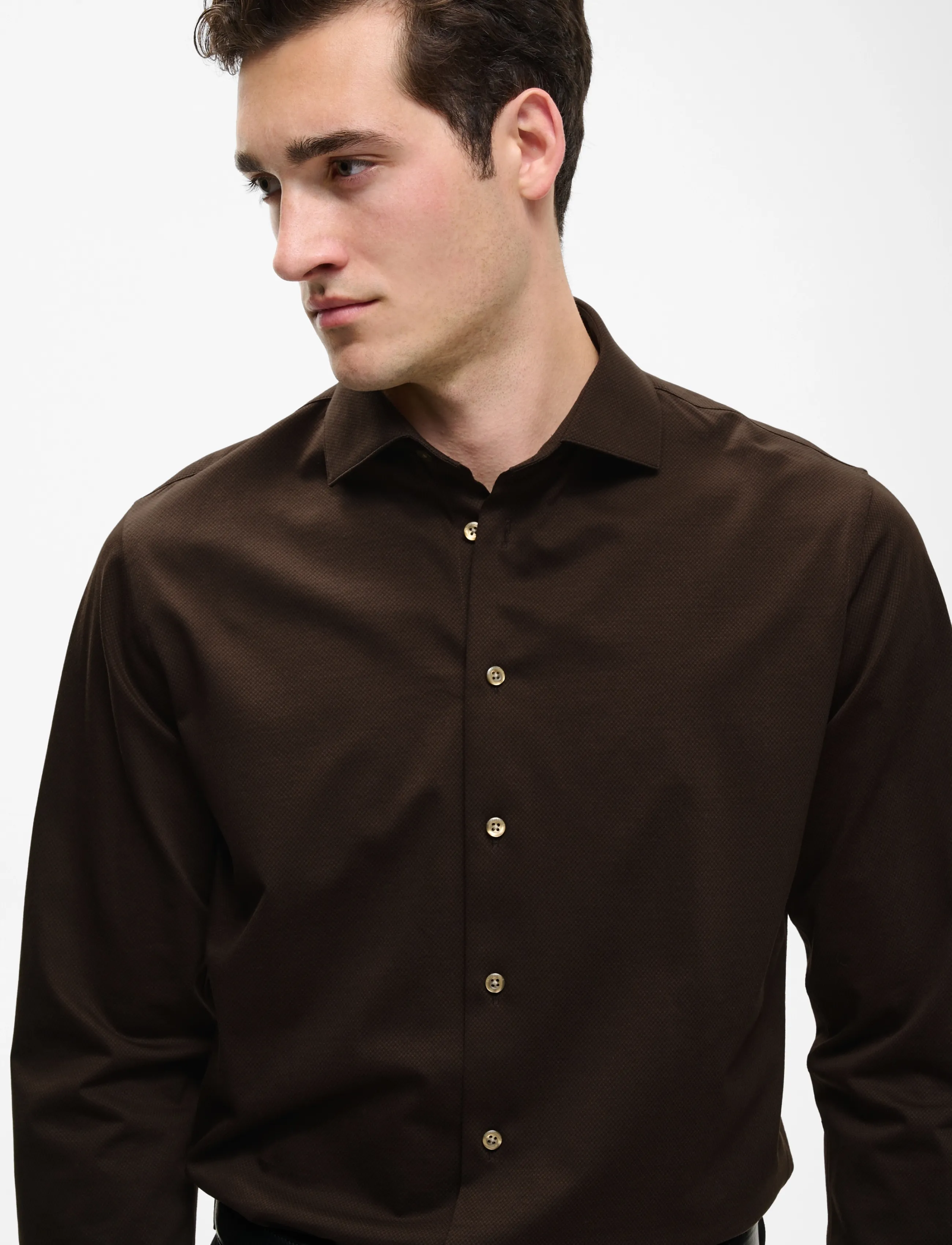 Matinique - MAmarc N - formal shirts - turkish coffee - 4