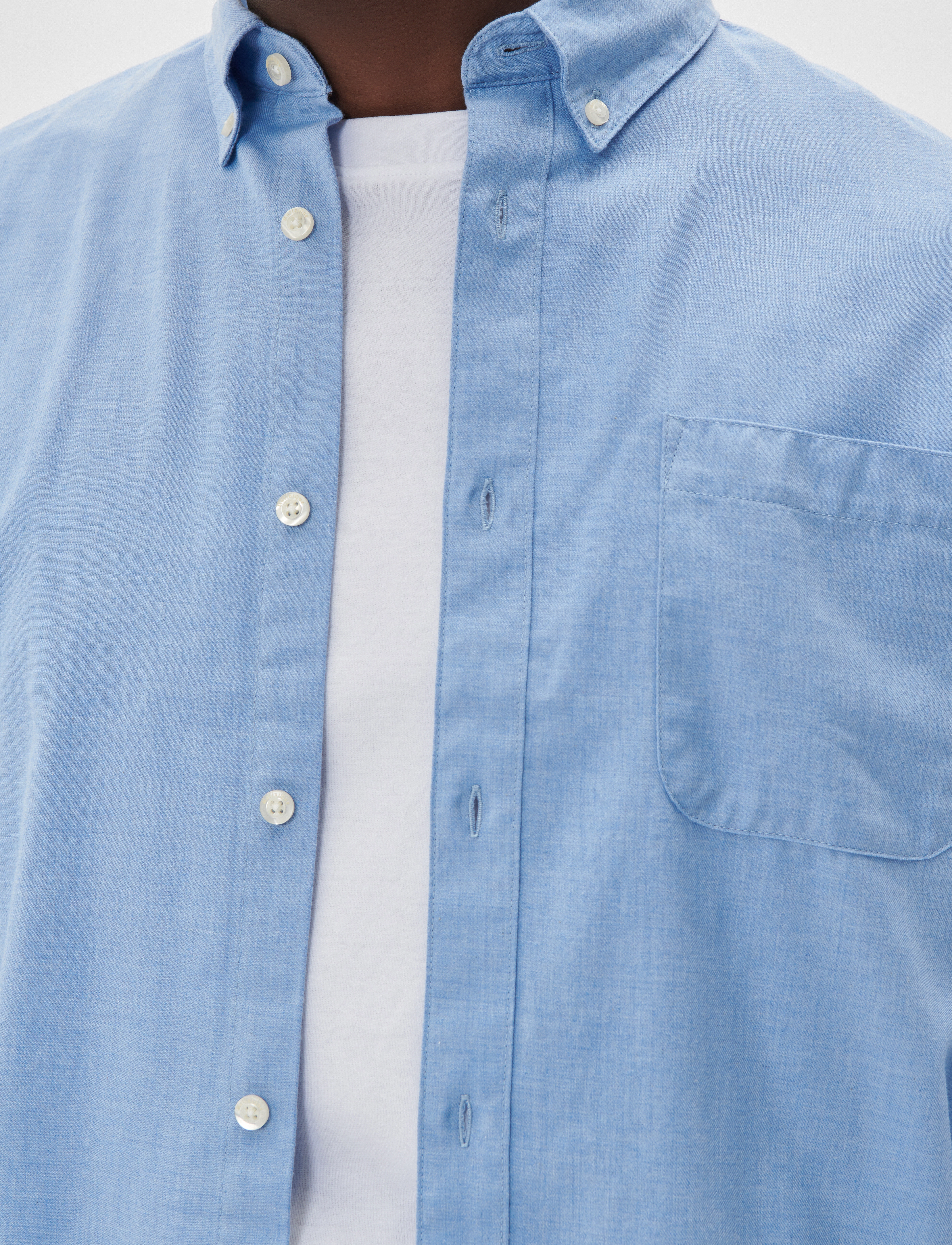 Matinique - MAtrostol BD - basic-hemden - chambray blue - 5