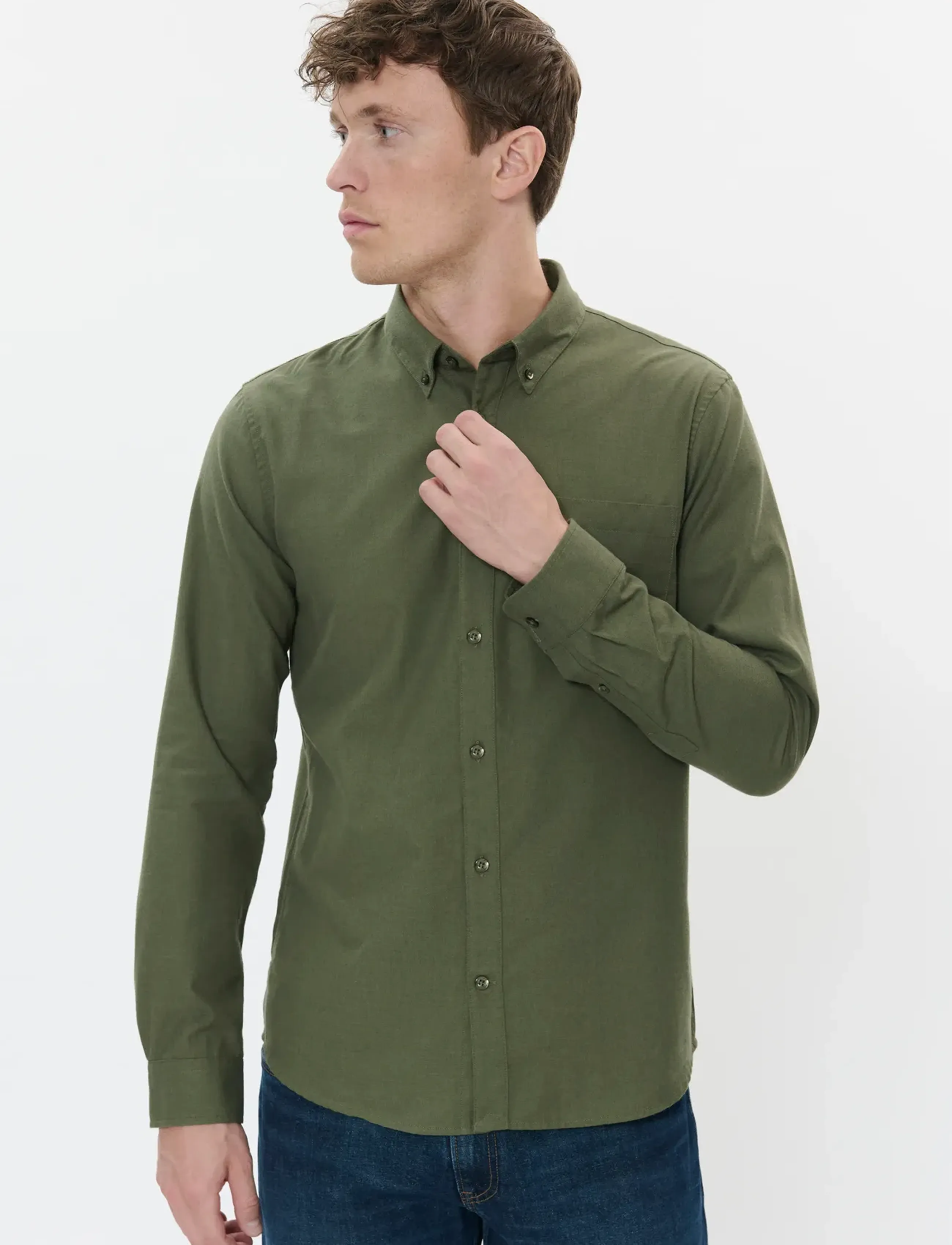 Matinique MAtrostol BD - Casual skjorter - OLIVE NIGHT / khaki/green