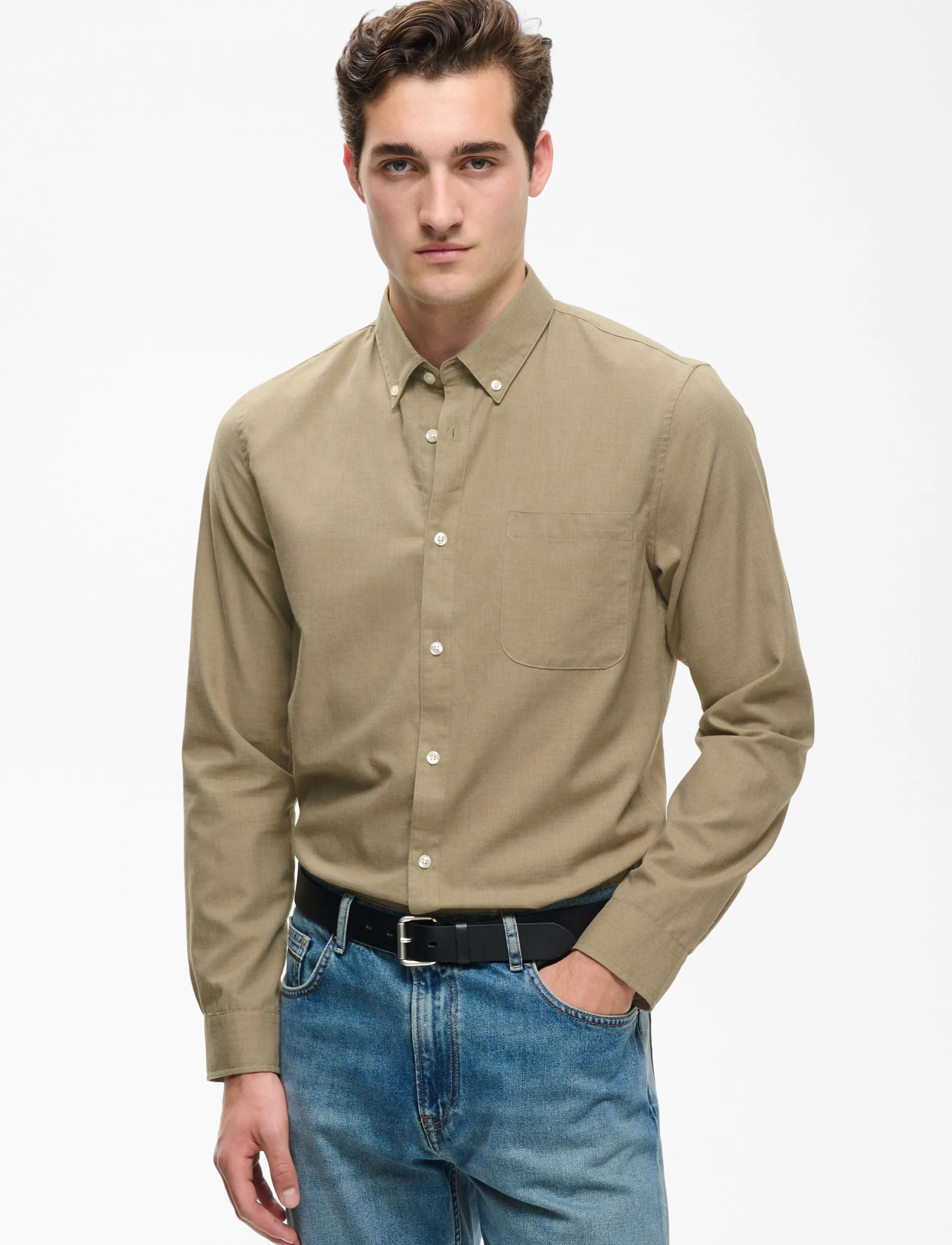 Matinique MAtrostol BD - Casual skjorter - SILVER SAGE / khaki/green