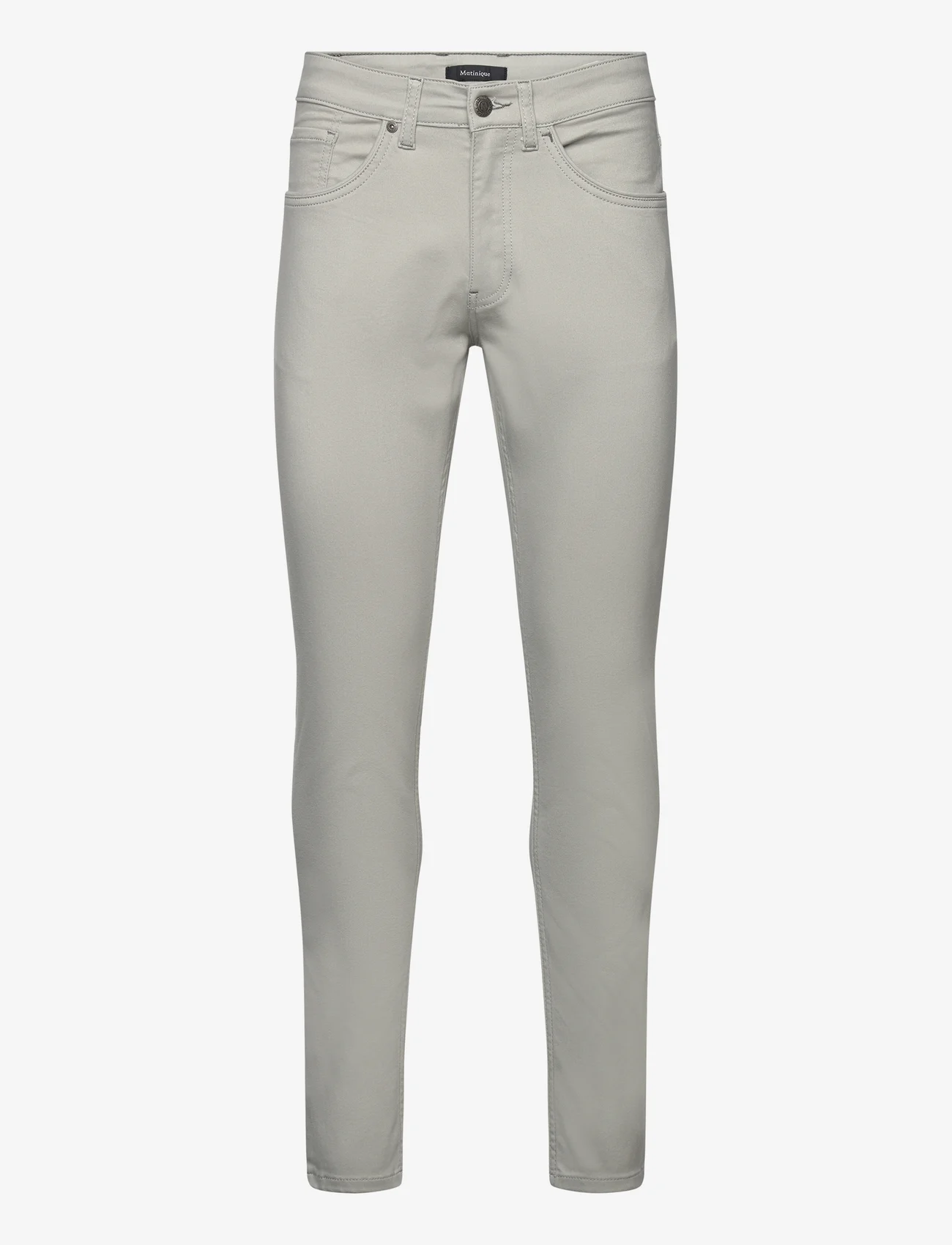 Matinique - MApete - džinsa bikses ar tievām starām - ghost gray - 0