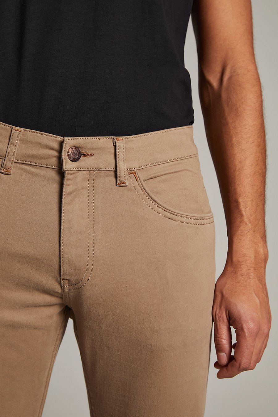 Matinique - MApete - slim jeans - khaki - 5