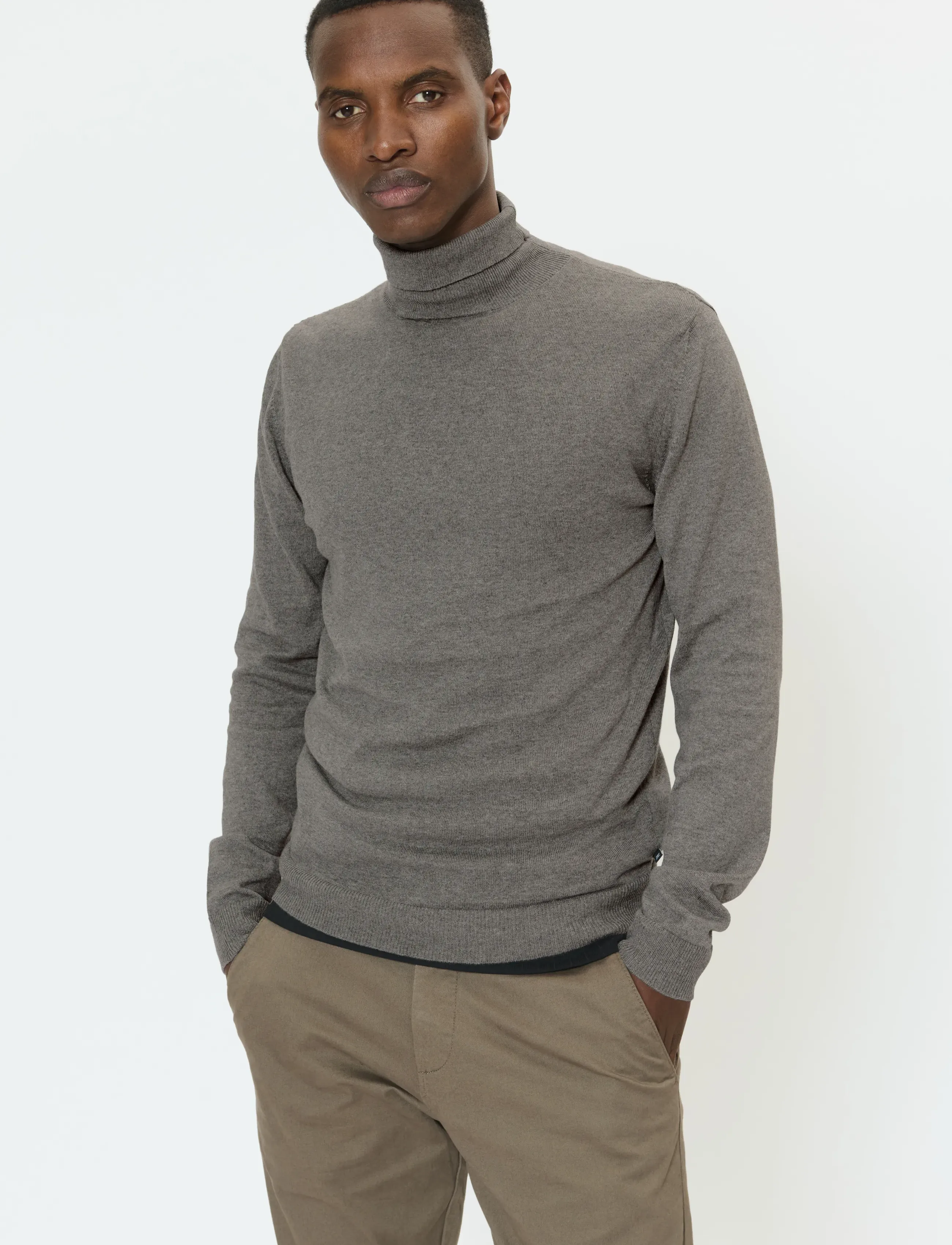 Matinique MAparcusman - Rollkragen - MEDIUM GREY MELANGE / grey