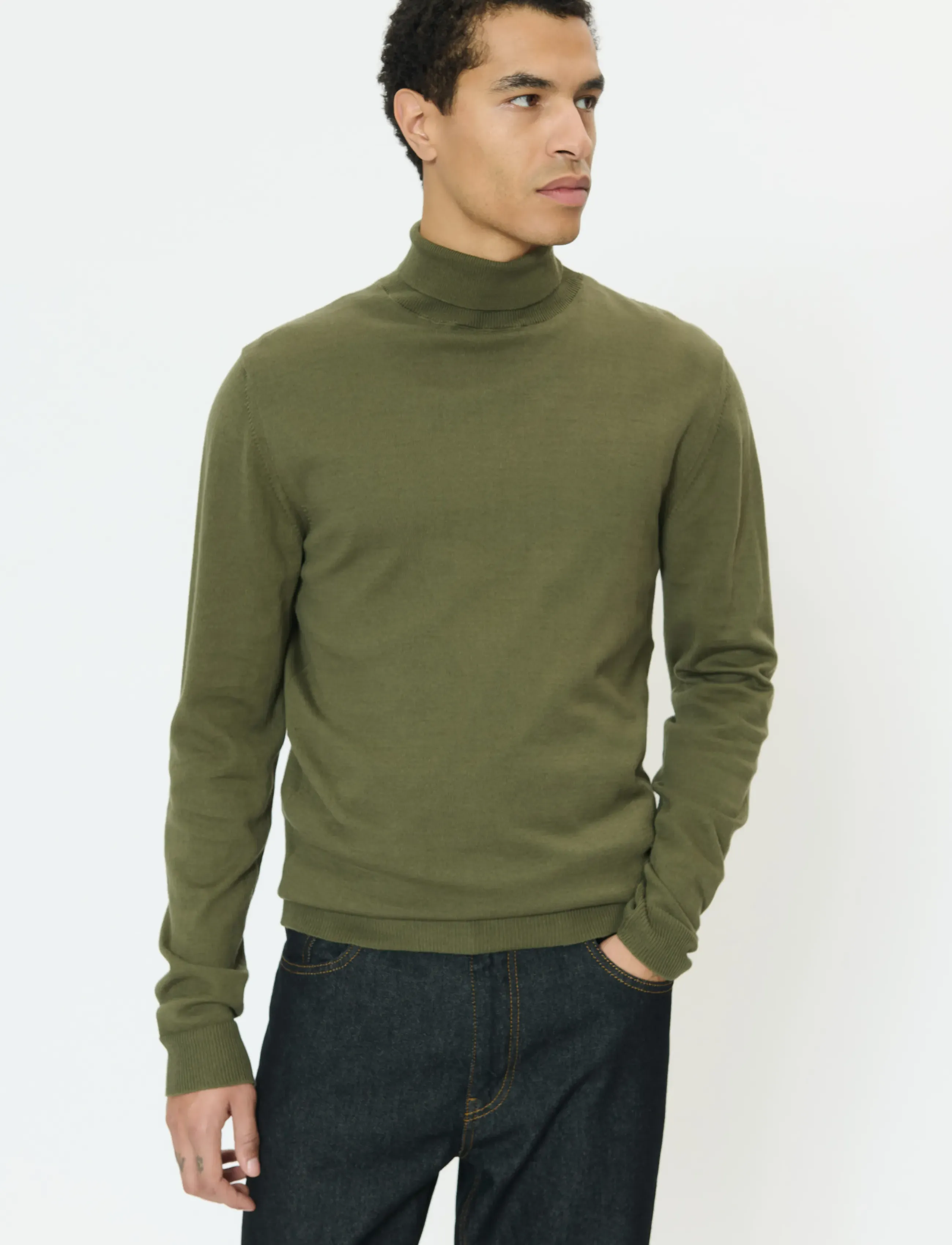 Matinique MAparcusman - Stickat - OLIVE NIGHT / khaki/green