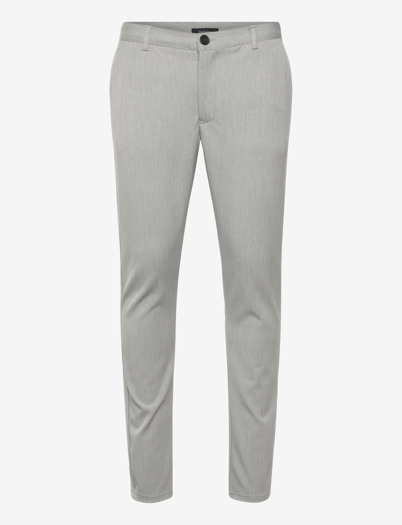 Matinique - MAjens Pants - anzugshosen - light grey melange - 1