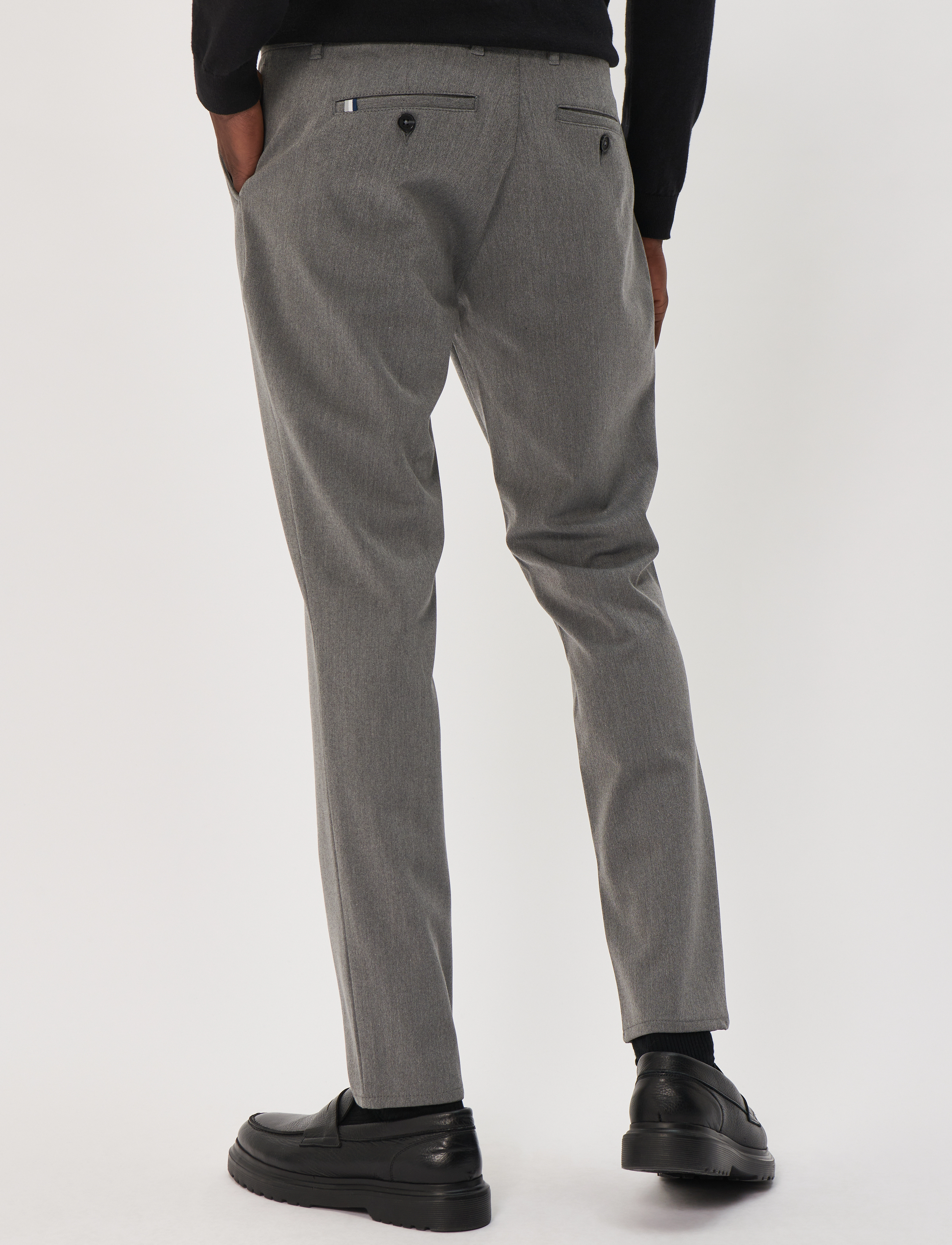 Matinique - MAjens Pants - casual byxor - medium grey melange - 4