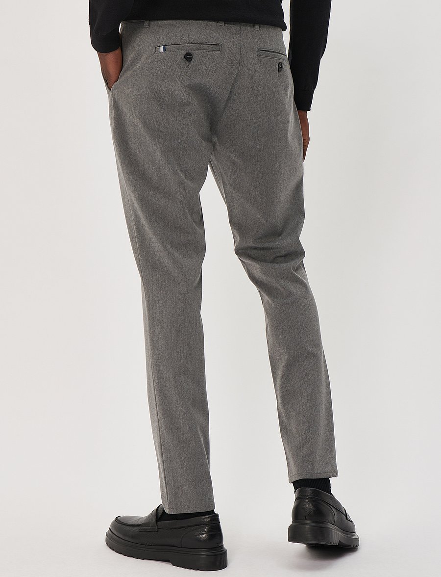 Matinique - MAjens Pants - casual bukser - medium grey melange - 4