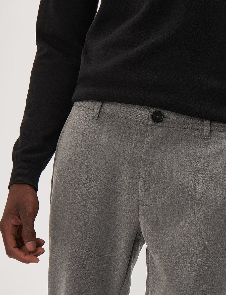 Matinique - MAjens Pants - casual bukser - medium grey melange - 5