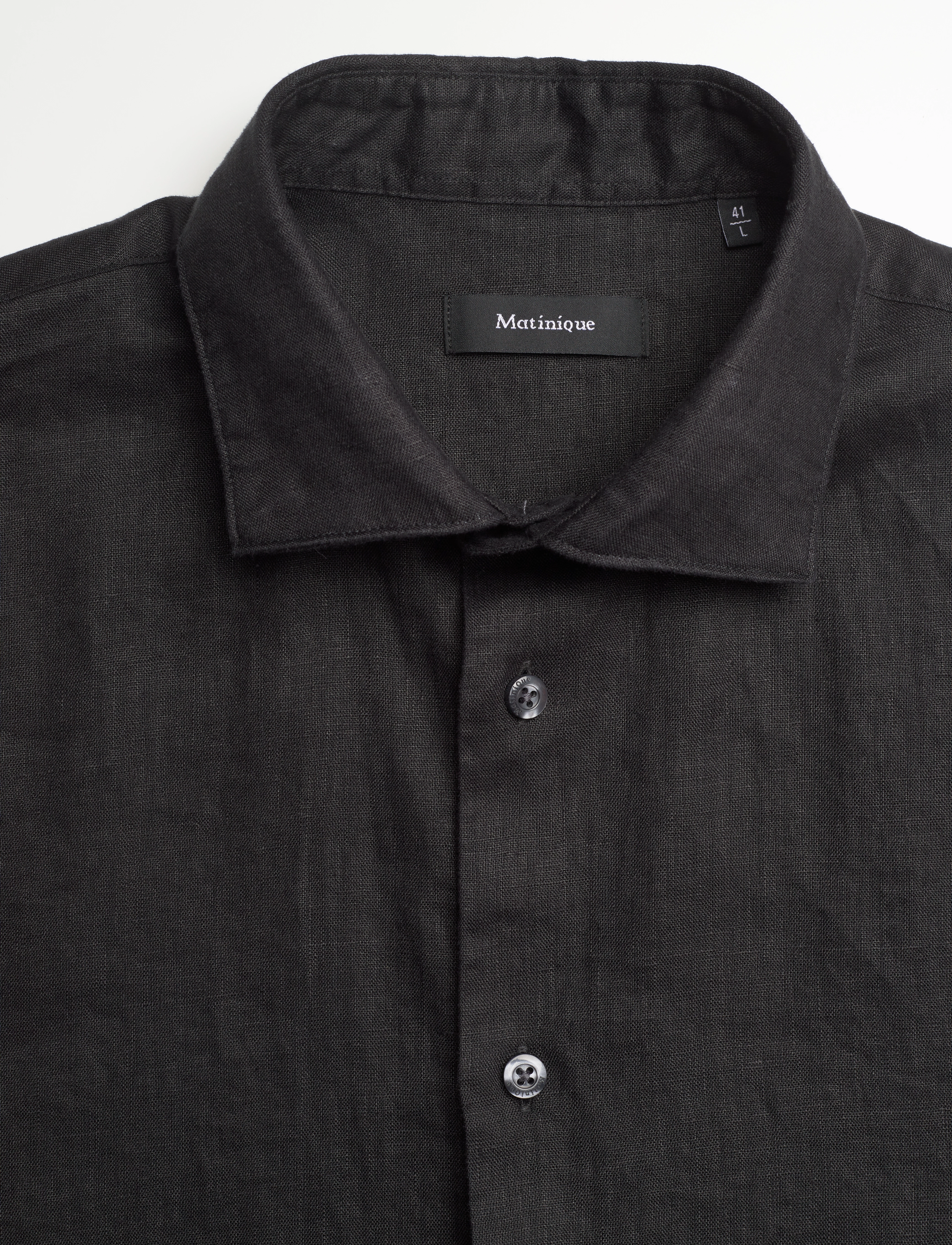 Matinique - MAmarc short - hörskyrtur - black - 3