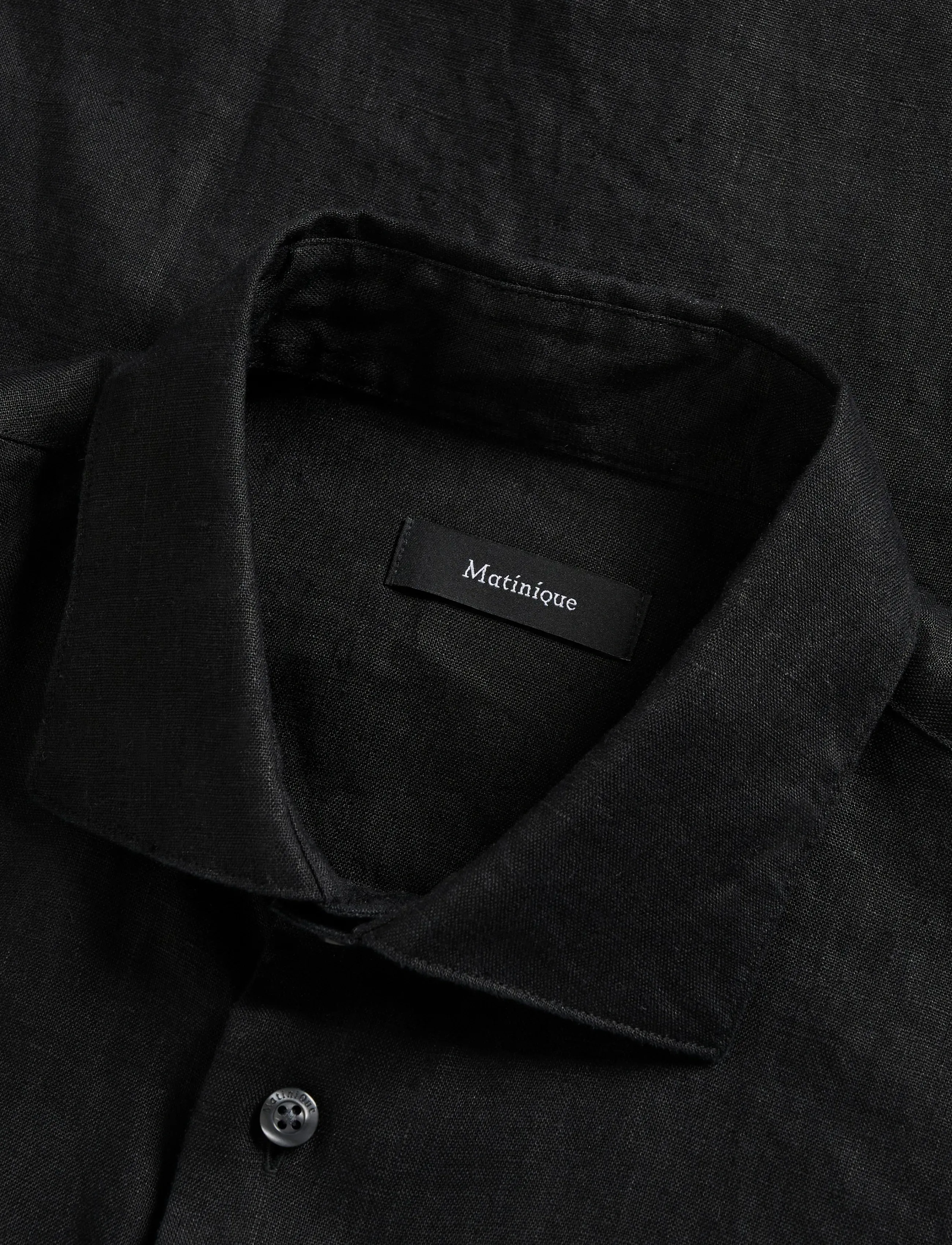 Matinique - MAmarc short - leinenhemden - black - 4