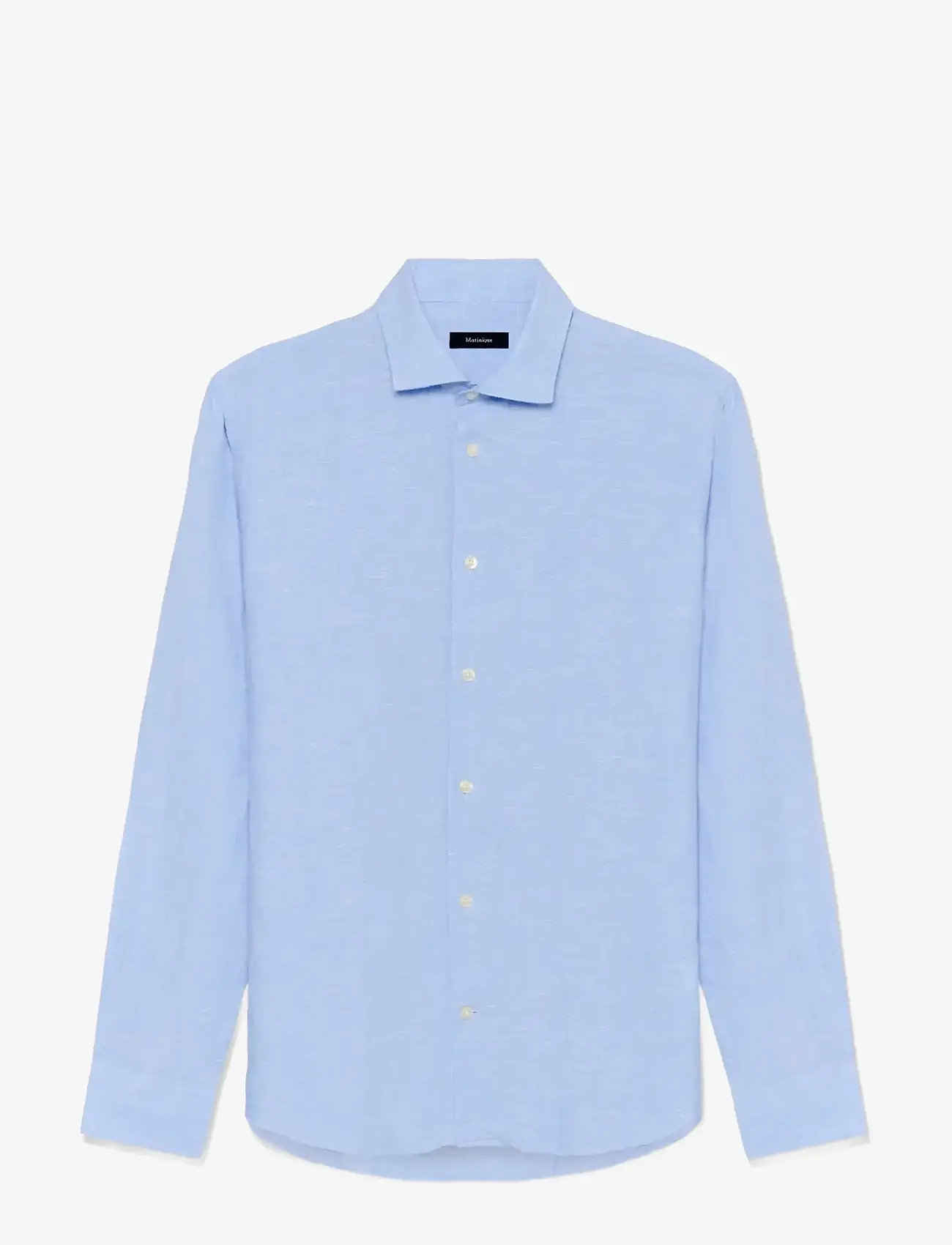 Matinique - MAmarc short - hørskjorter - chambray blue - 1