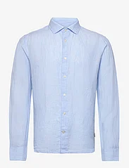 Matinique - MAmarc short - linen shirts - chambray blue - 0