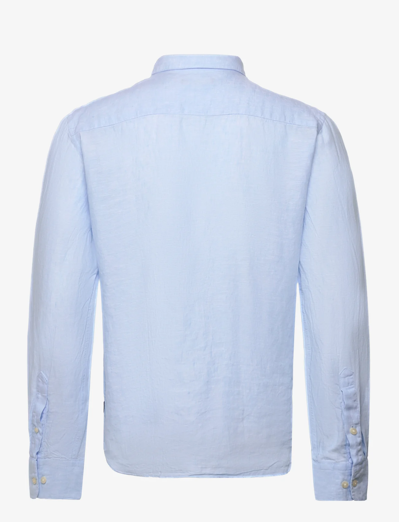 Matinique - MAmarc short - linen shirts - chambray blue - 1