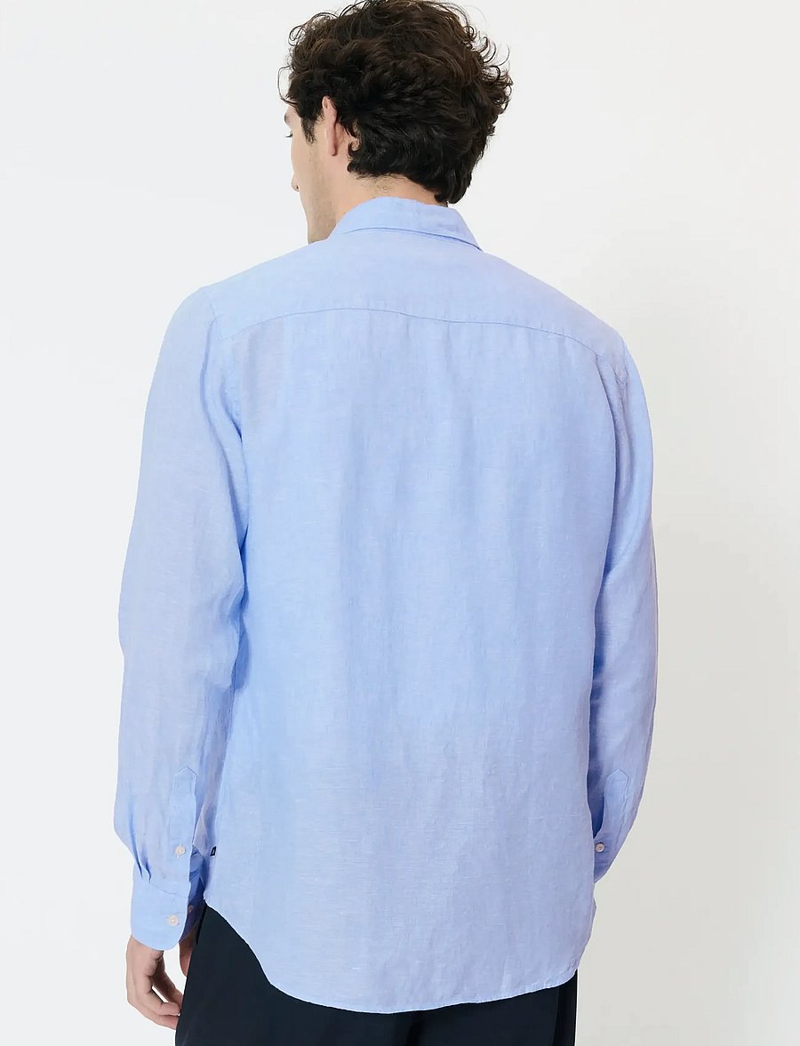Matinique - MAmarc short - linased särgid - chambray blue - 4
