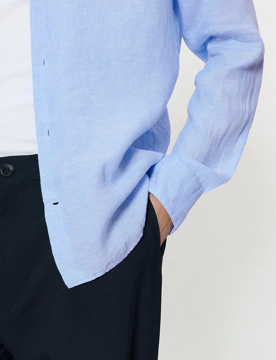 Matinique - MAmarc short - linased särgid - chambray blue - 5