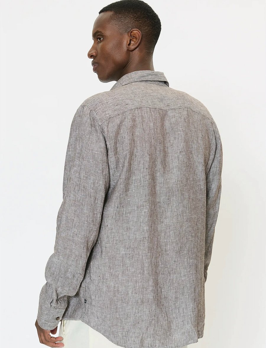Matinique - MAmarc short - hørskjorter - chocolate brown - 3